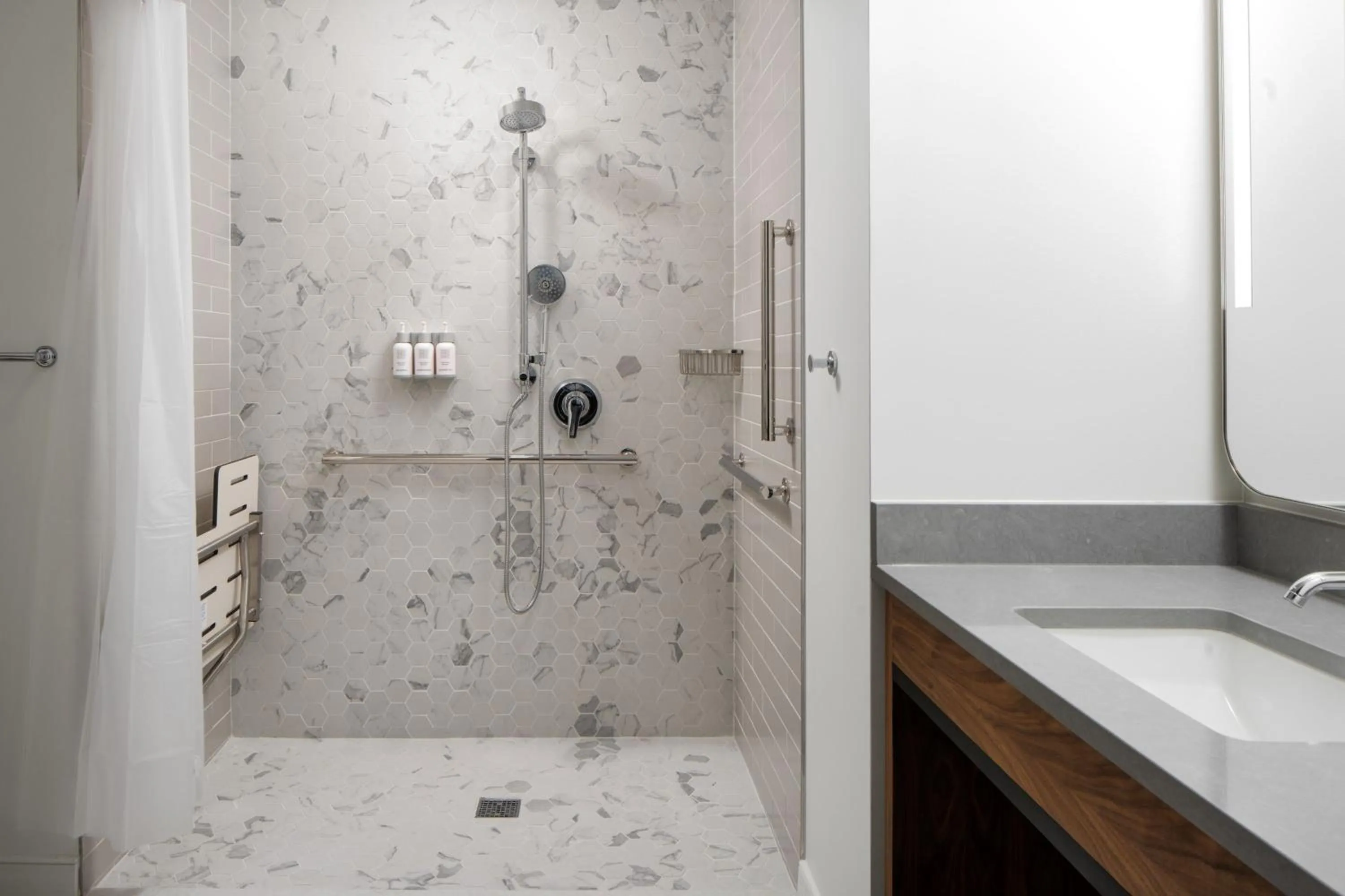 Bathroom in Hotel Forty Five, Macon, a Tribute Portfolio Hotel