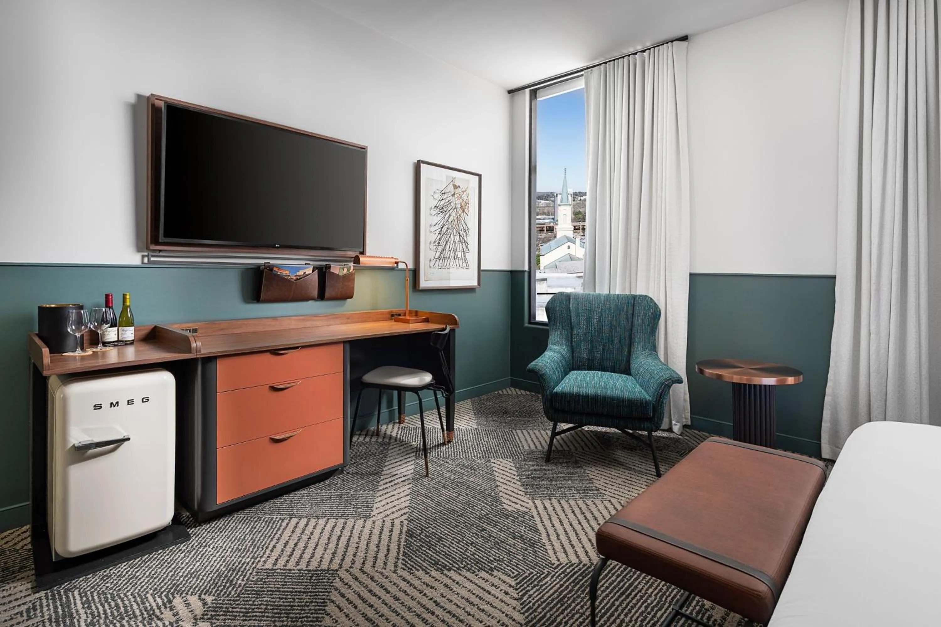 Bedroom in Hotel Forty Five, Macon, a Tribute Portfolio Hotel