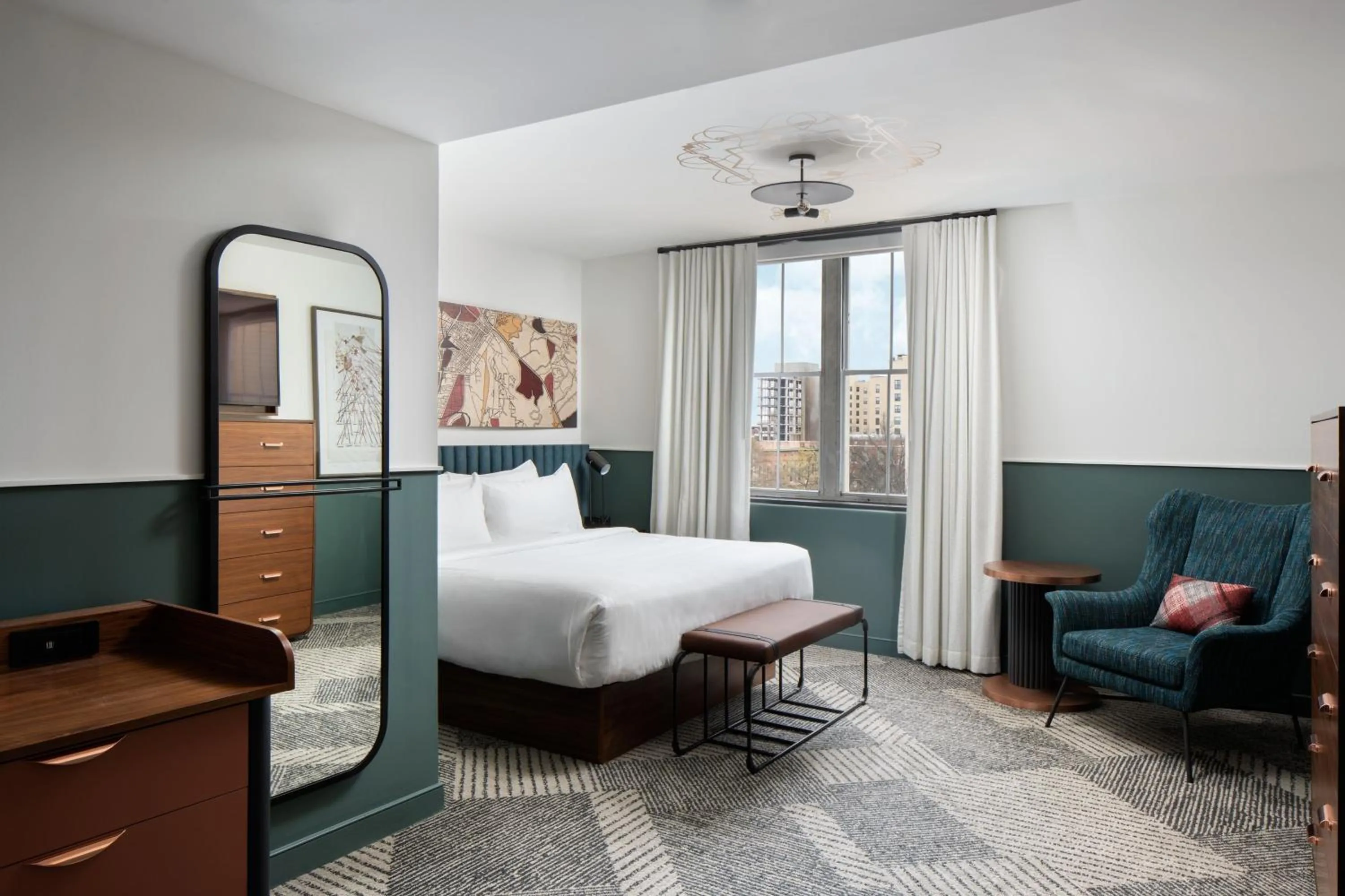 Bedroom, Bed in Hotel Forty Five, Macon, a Tribute Portfolio Hotel