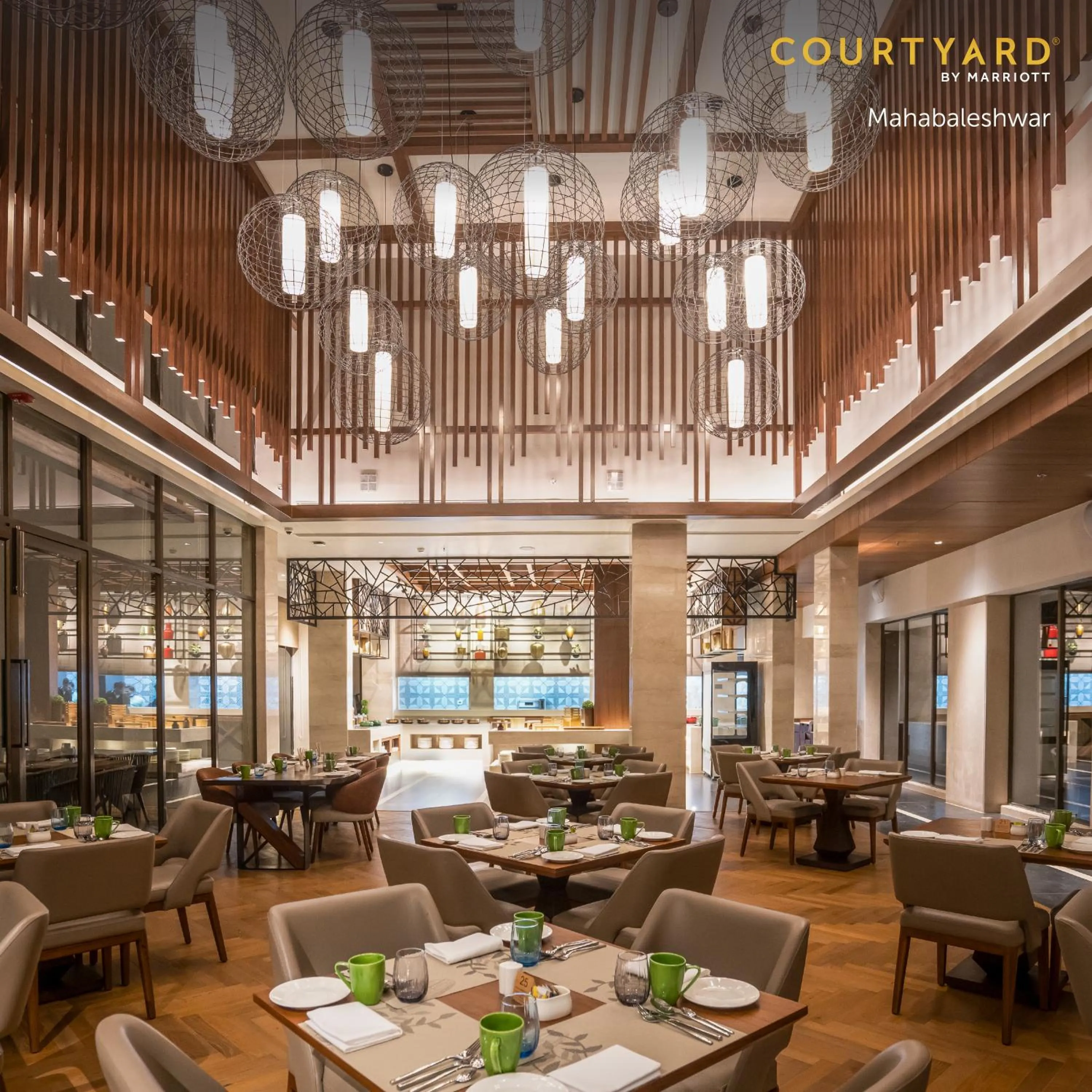 Restaurant/places to eat in Courtyard by Marriott Mahabaleshwar
