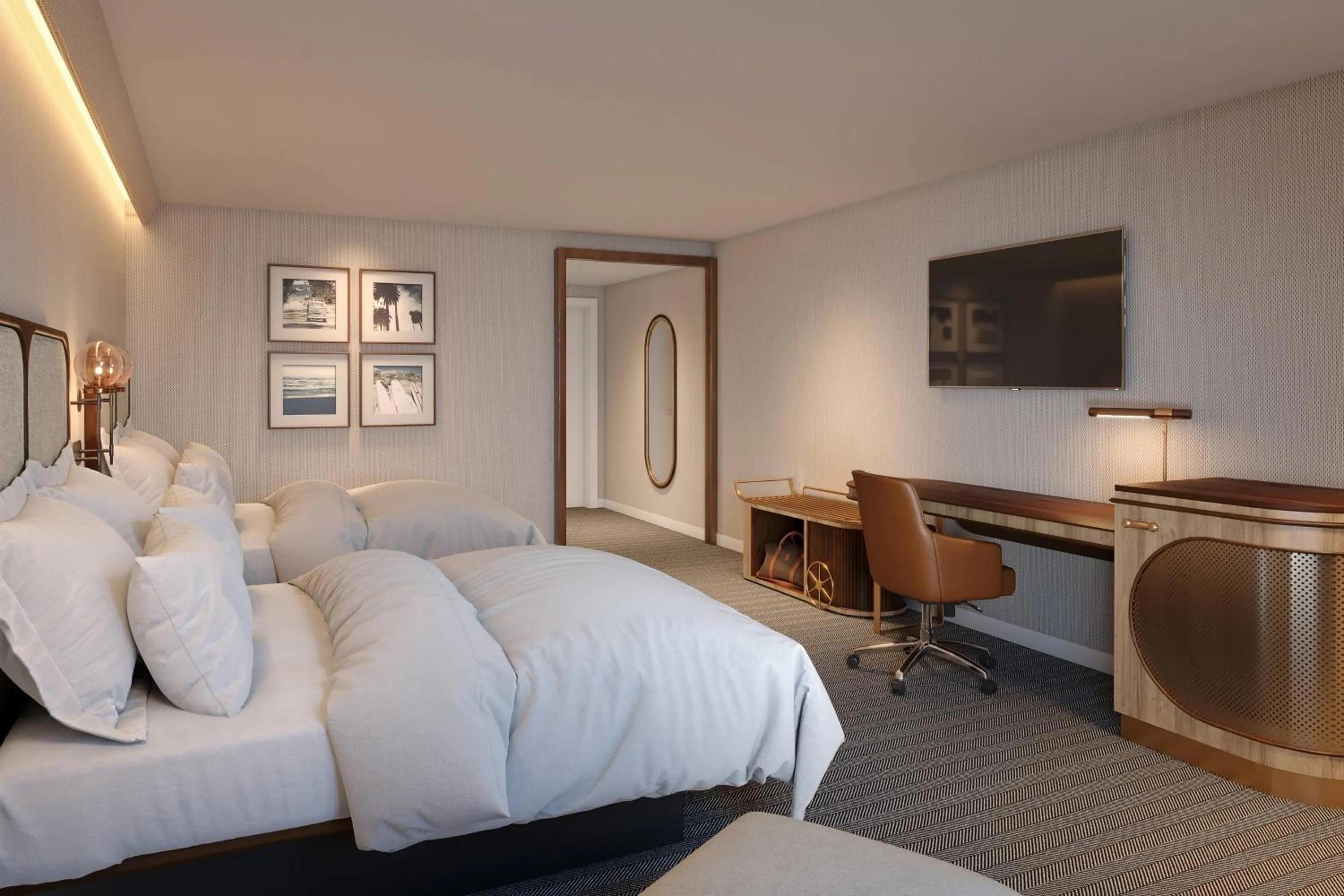 Photo of the whole room, Bed in Courtyard by Marriott Santa Cruz