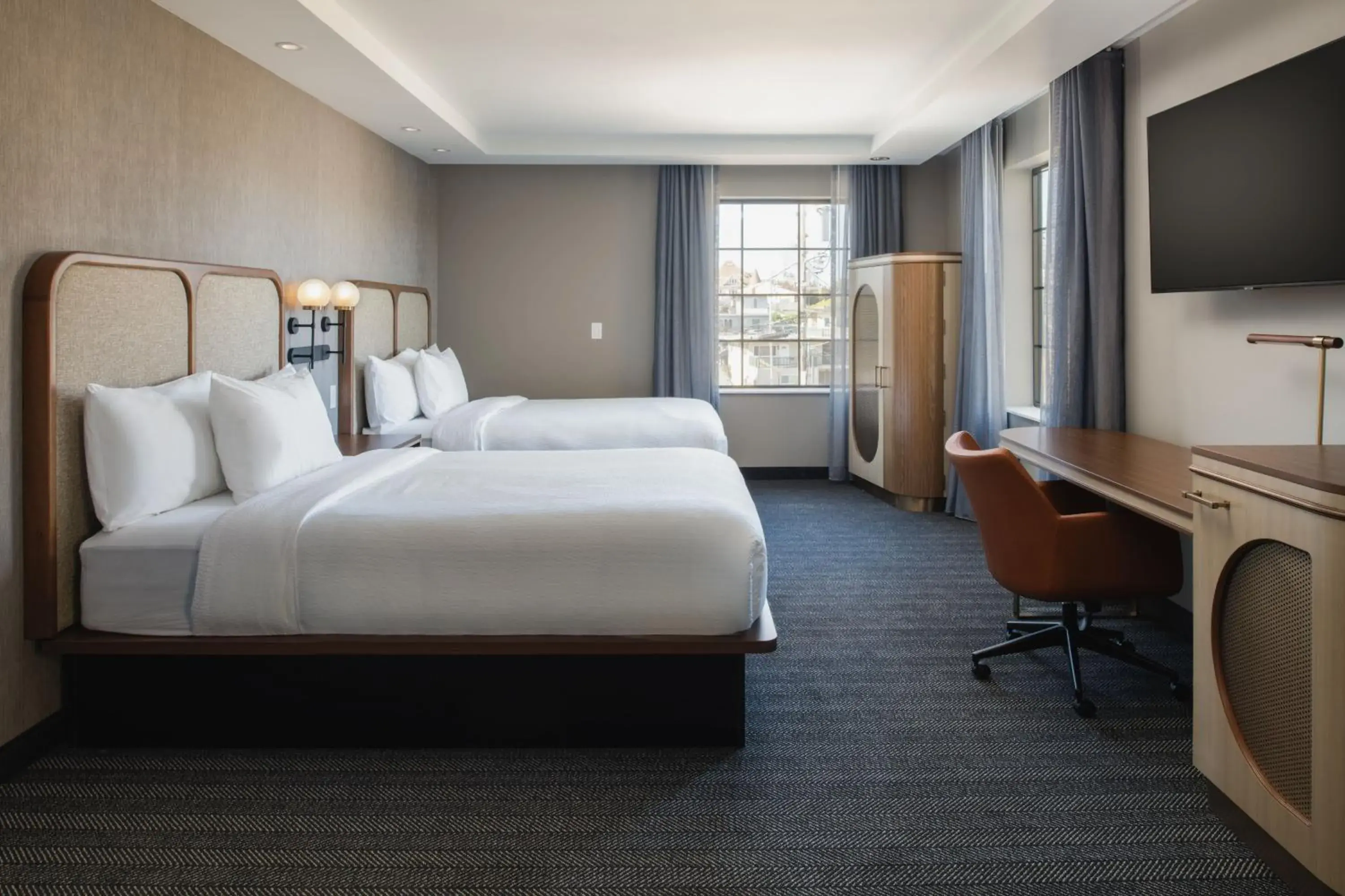 Queen Room with Two Queen Beds - Hearing Accessible in Courtyard by Marriott Santa Cruz Queen Room with Two Queen Beds - Hearing Accessible in Courtyard by Marriott Santa Cruz