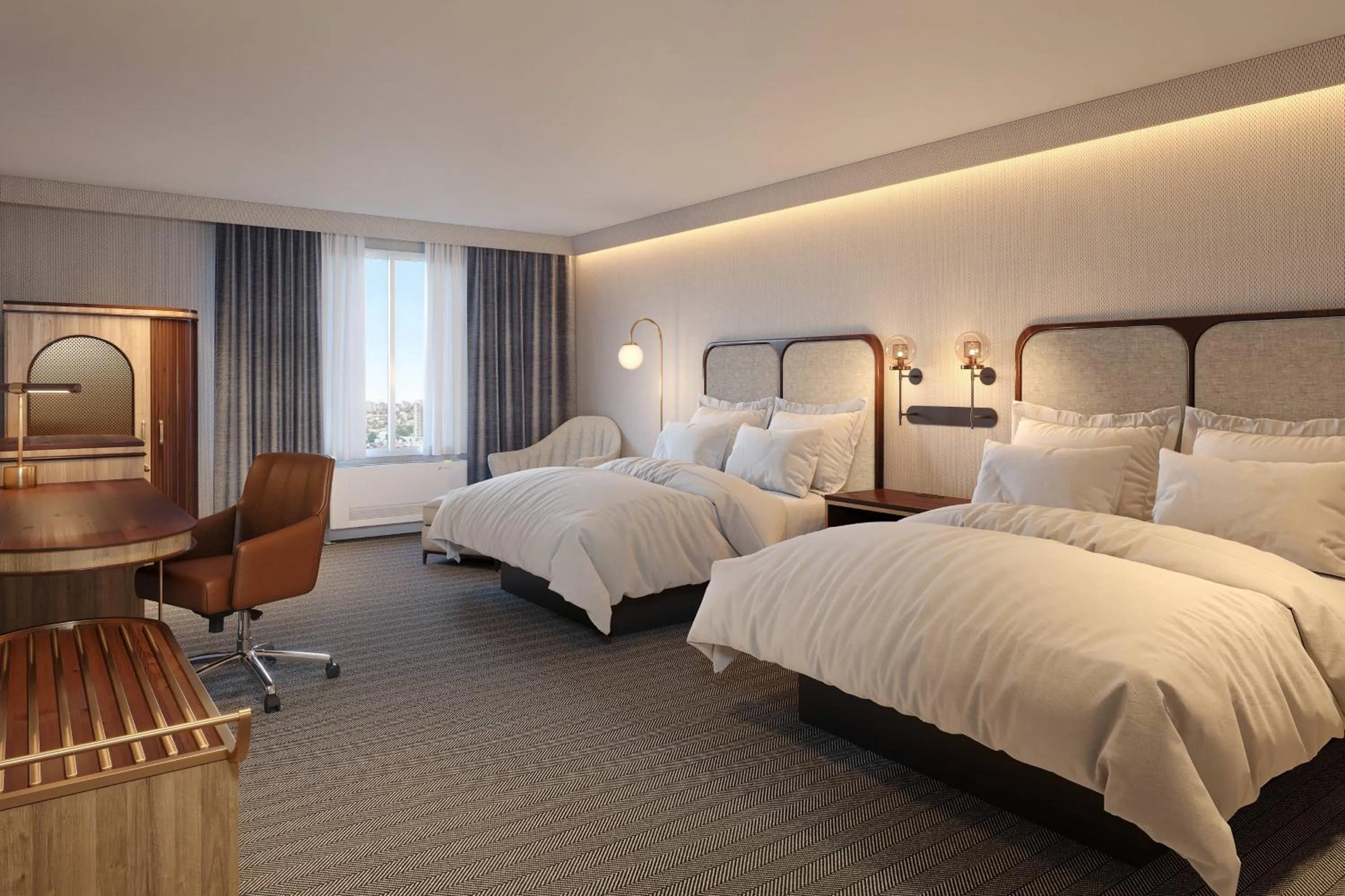 Photo of the whole room, Bed in Courtyard by Marriott Santa Cruz