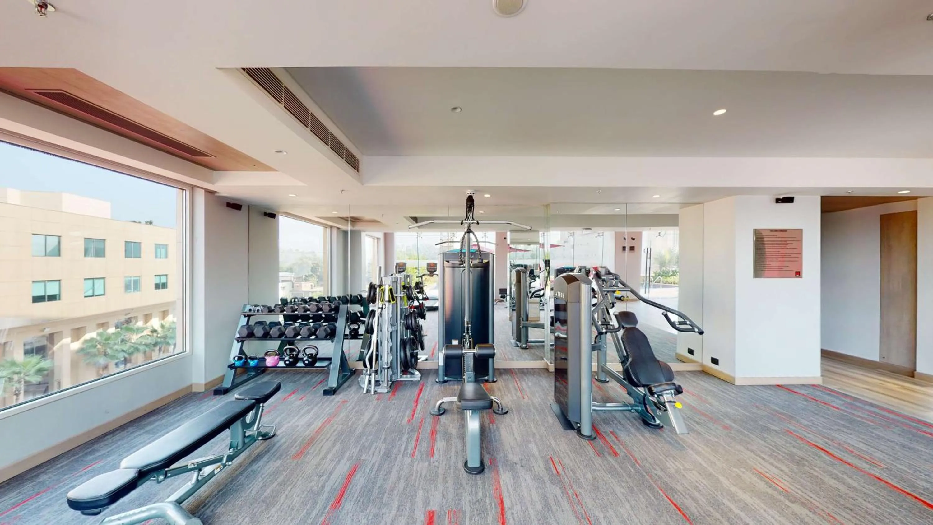 Fitness centre/facilities in Radisson RED Chandigarh Mohali