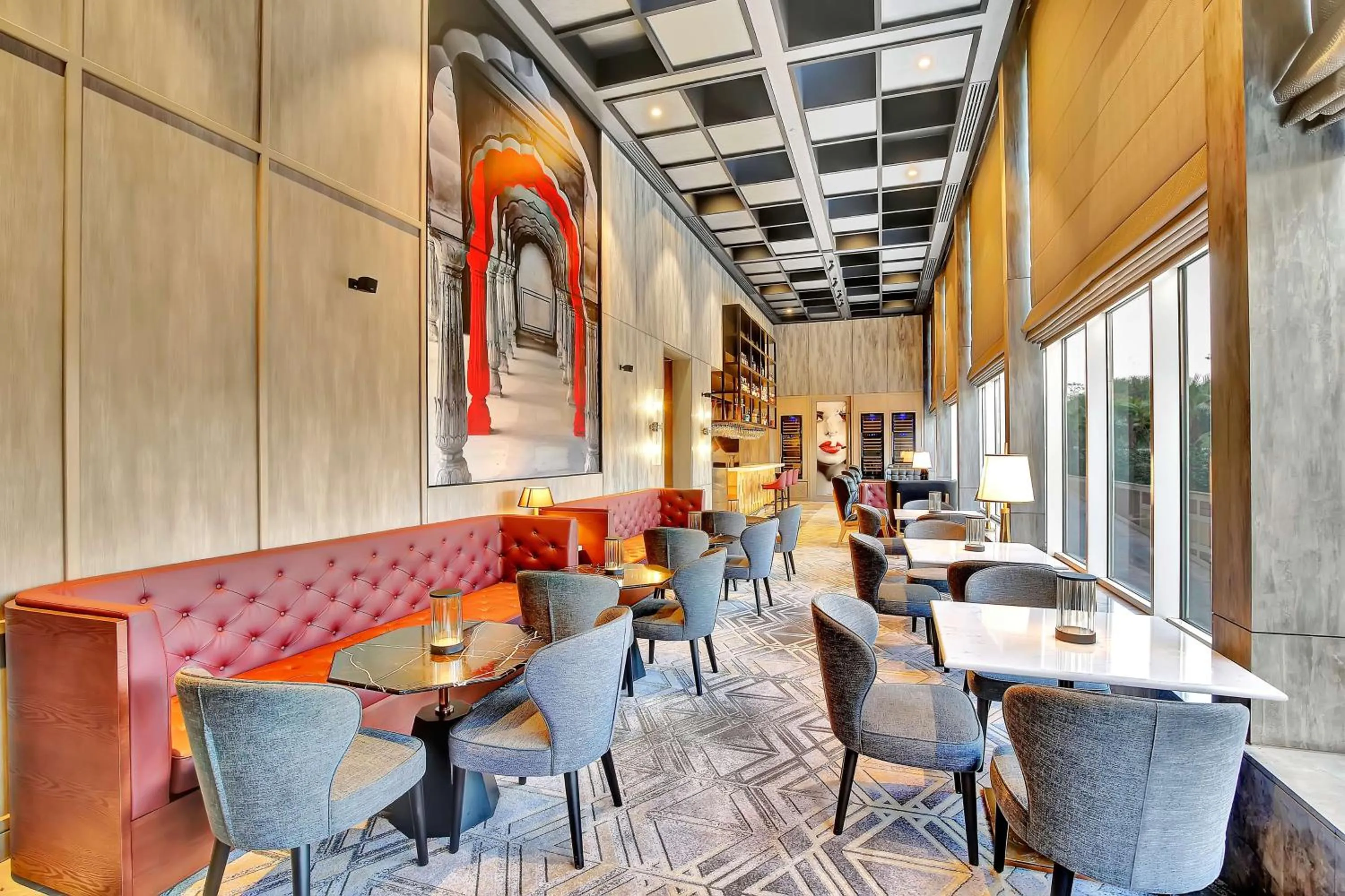 Lounge or bar in Radisson RED Chandigarh Mohali