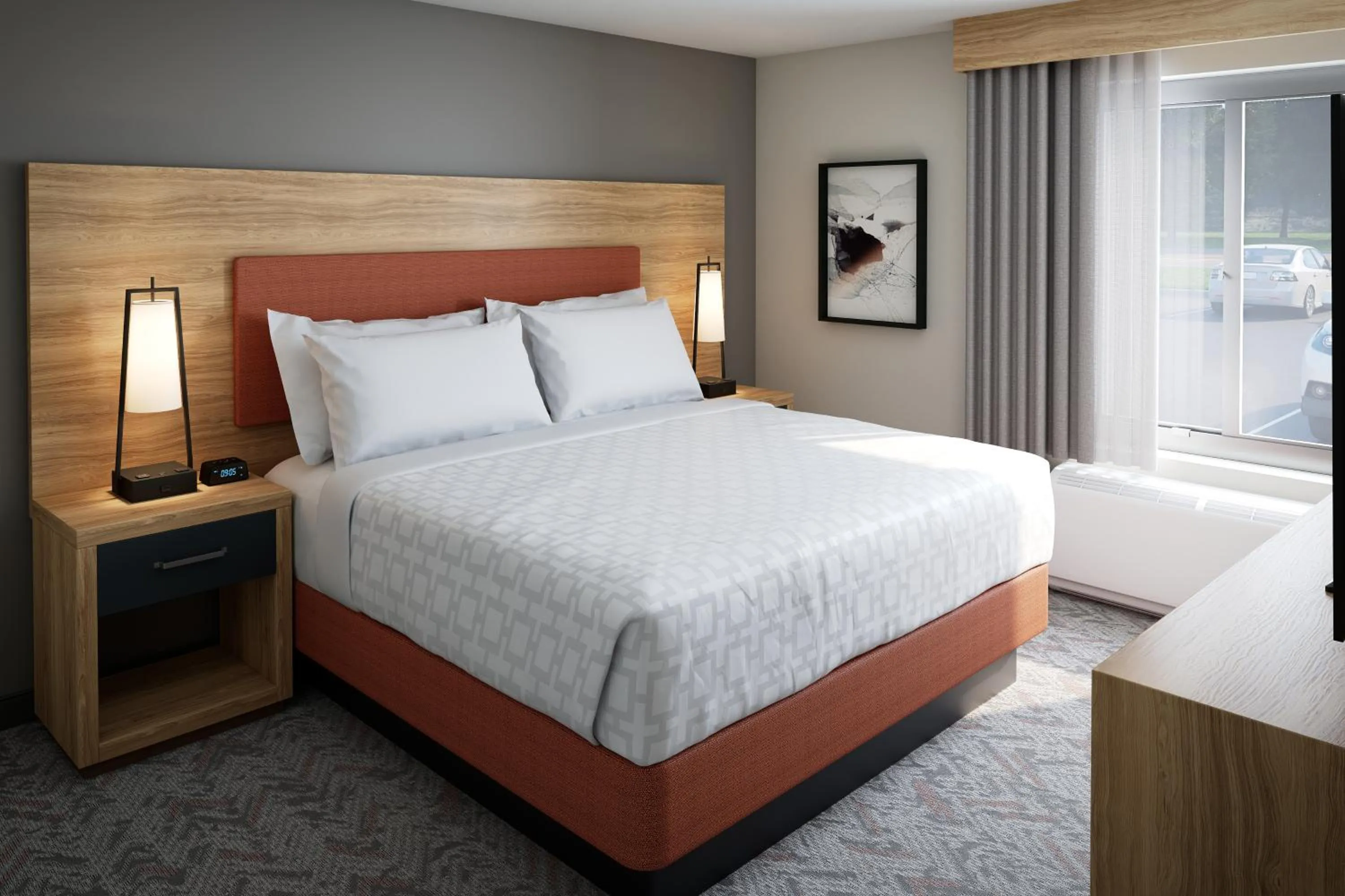 Bed in Candlewood Suites - Columbia by IHG