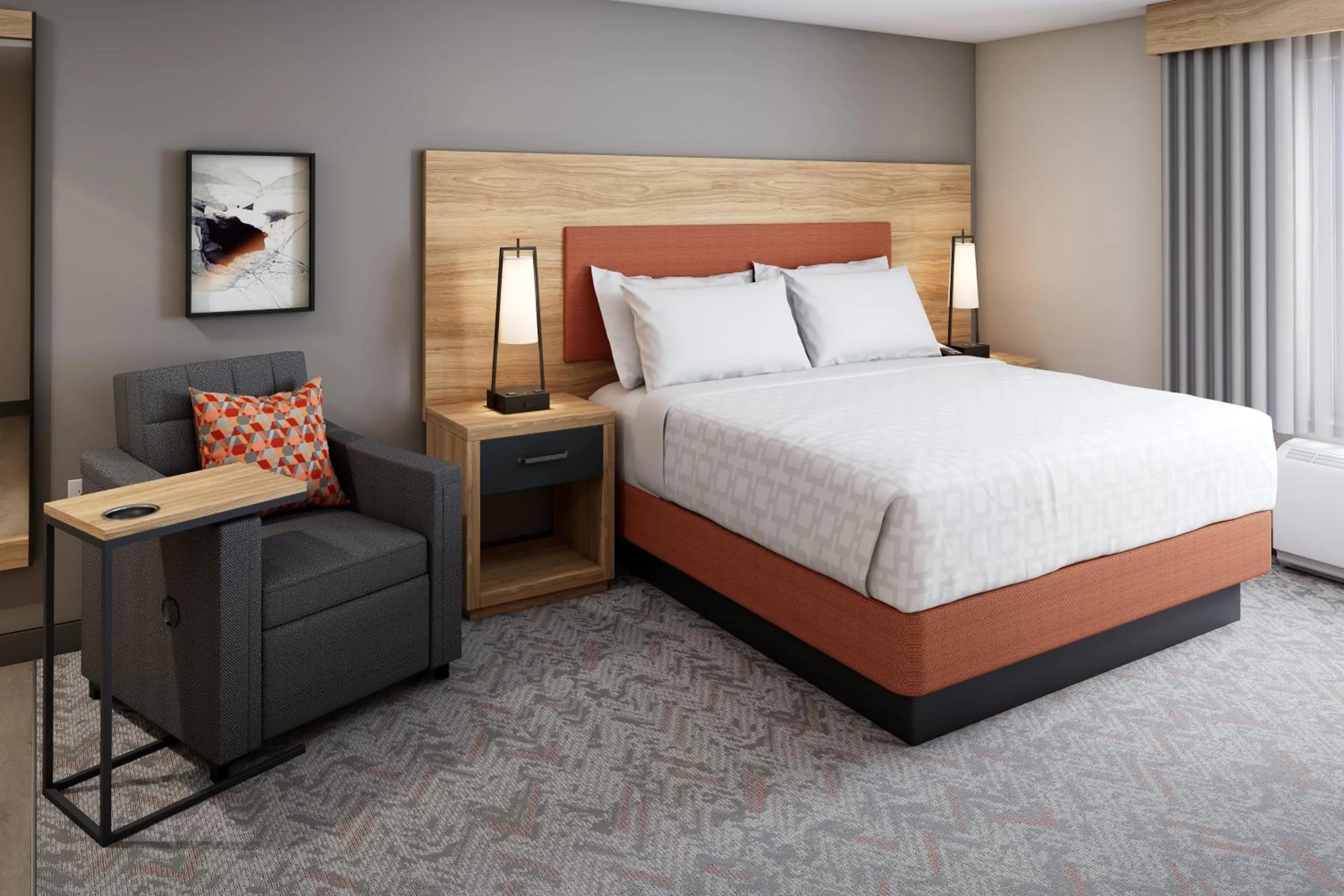 Bed in Candlewood Suites - Columbia by IHG