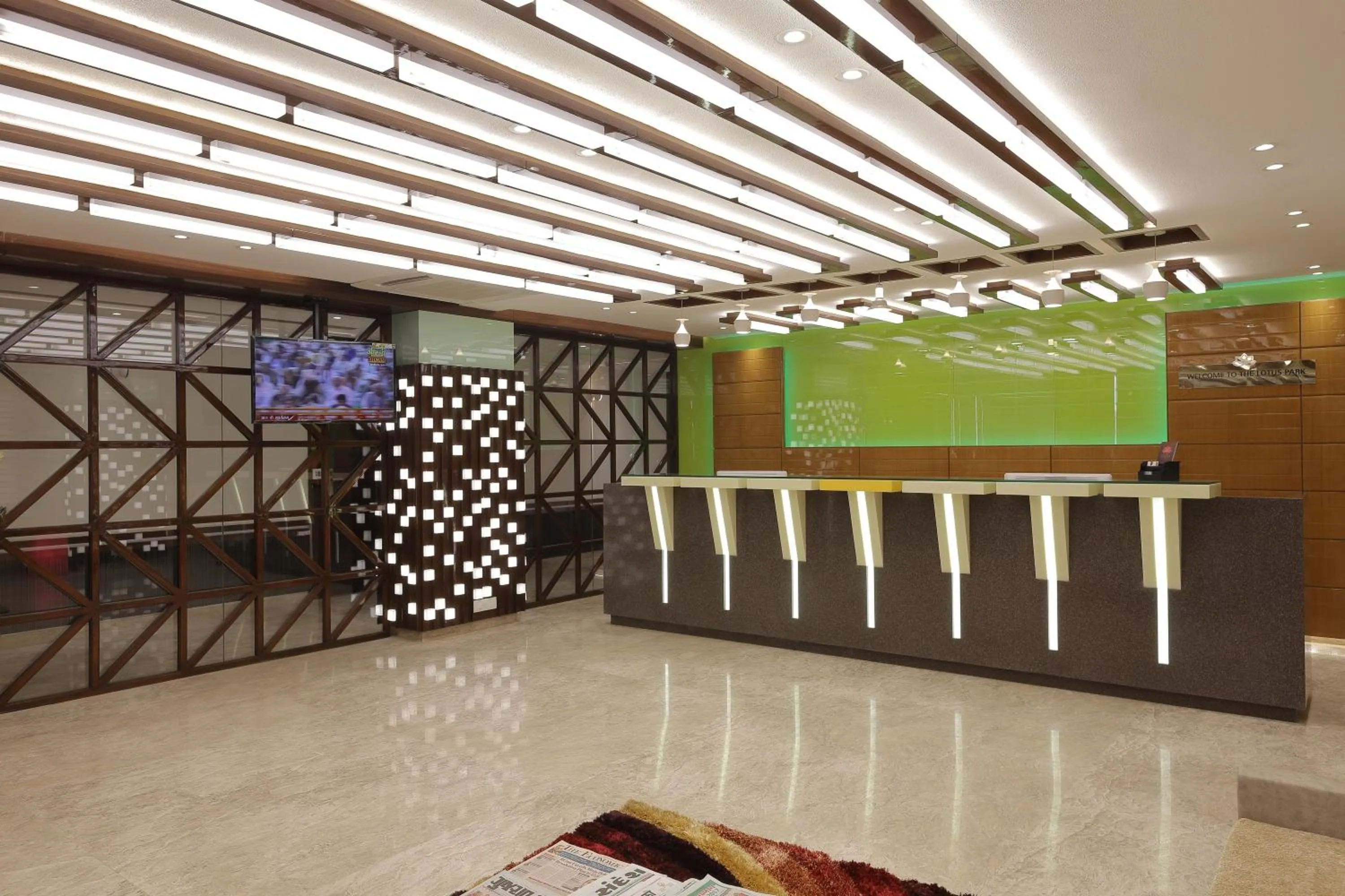 Lobby or reception in HOTEL THE LOTUS PARK