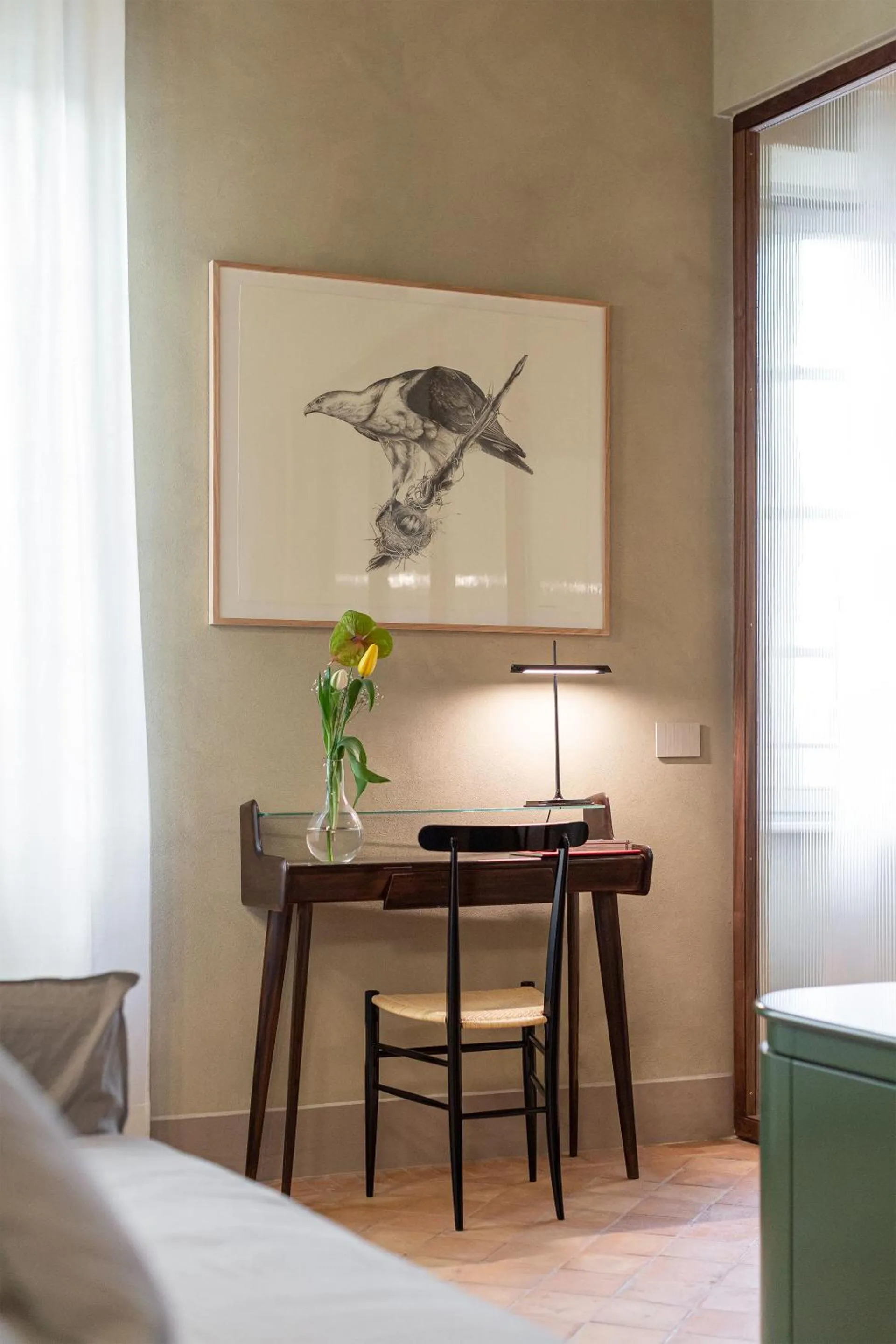 Living room, Bed in Locanda La Concia