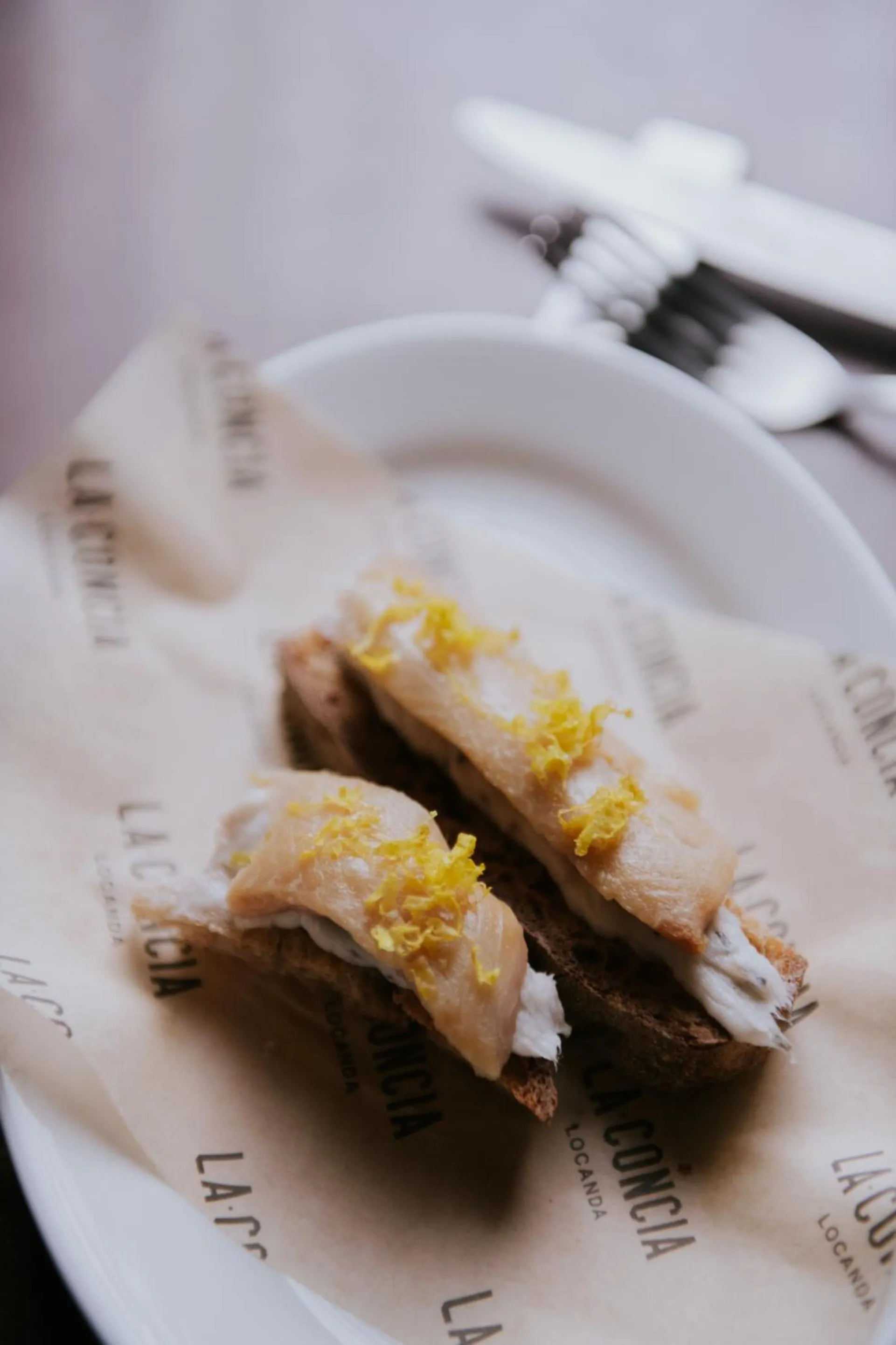 Food and drinks in Locanda La Concia