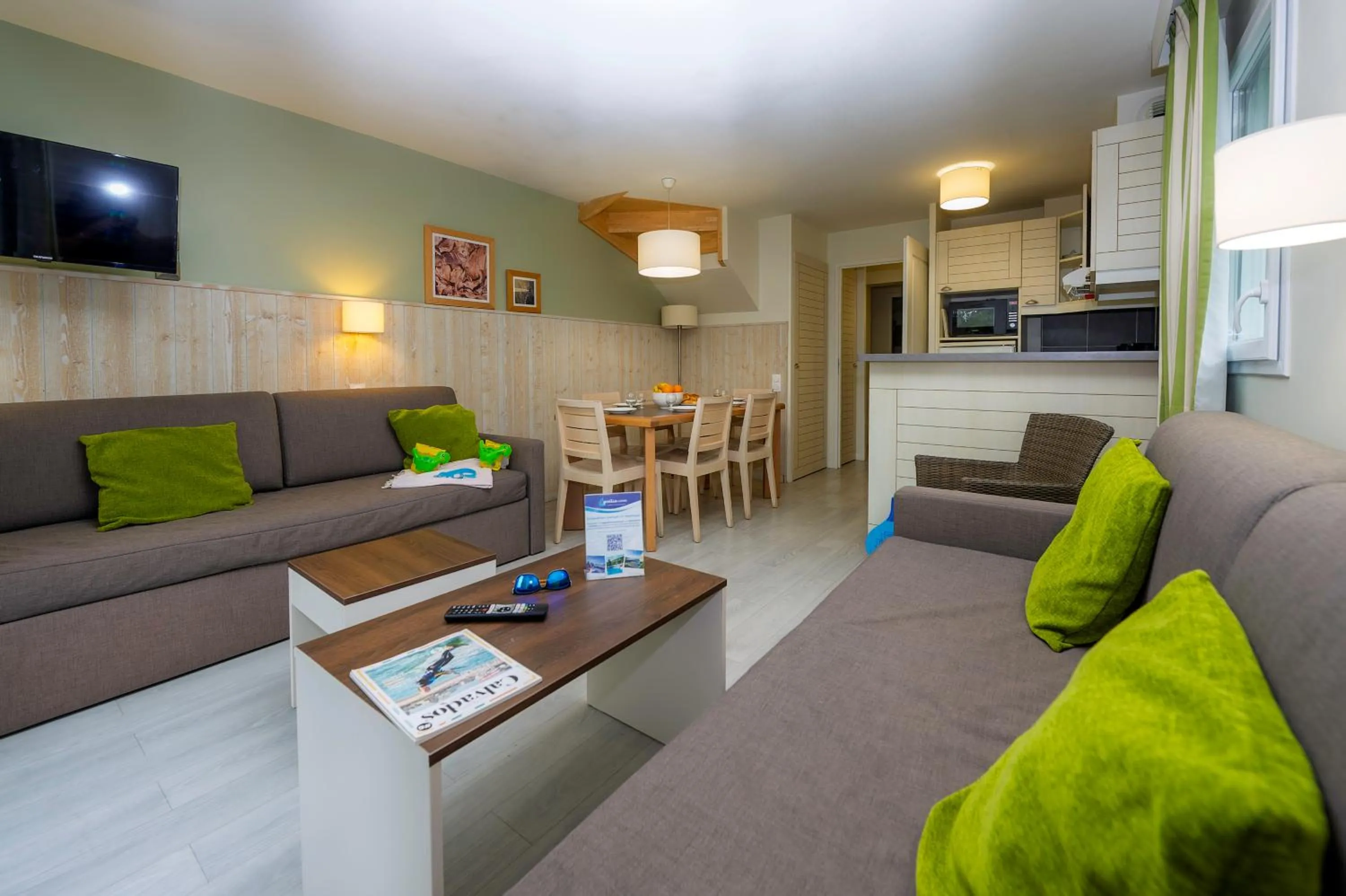 Living room in Résidence Goélia La Pommeraie