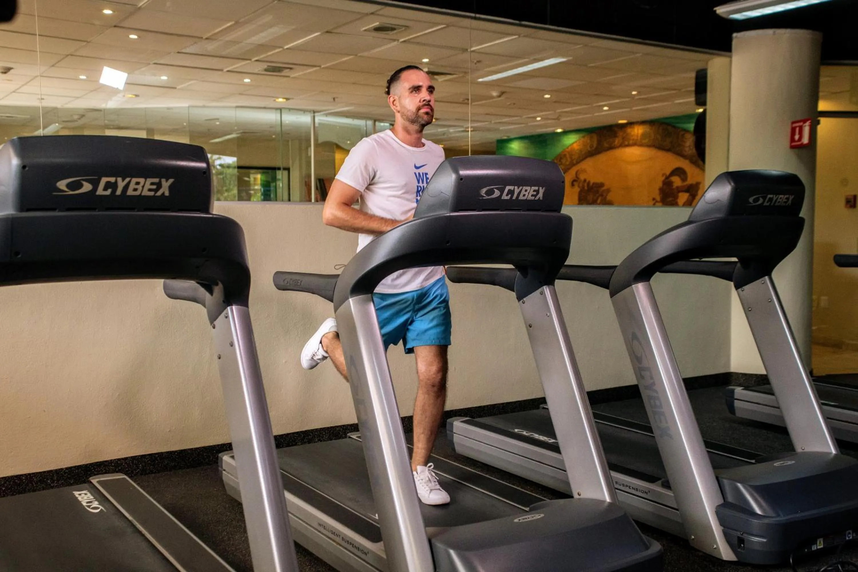 Fitness centre/facilities in Wyndham Grand Cancun All Inclusive Resort & Villas