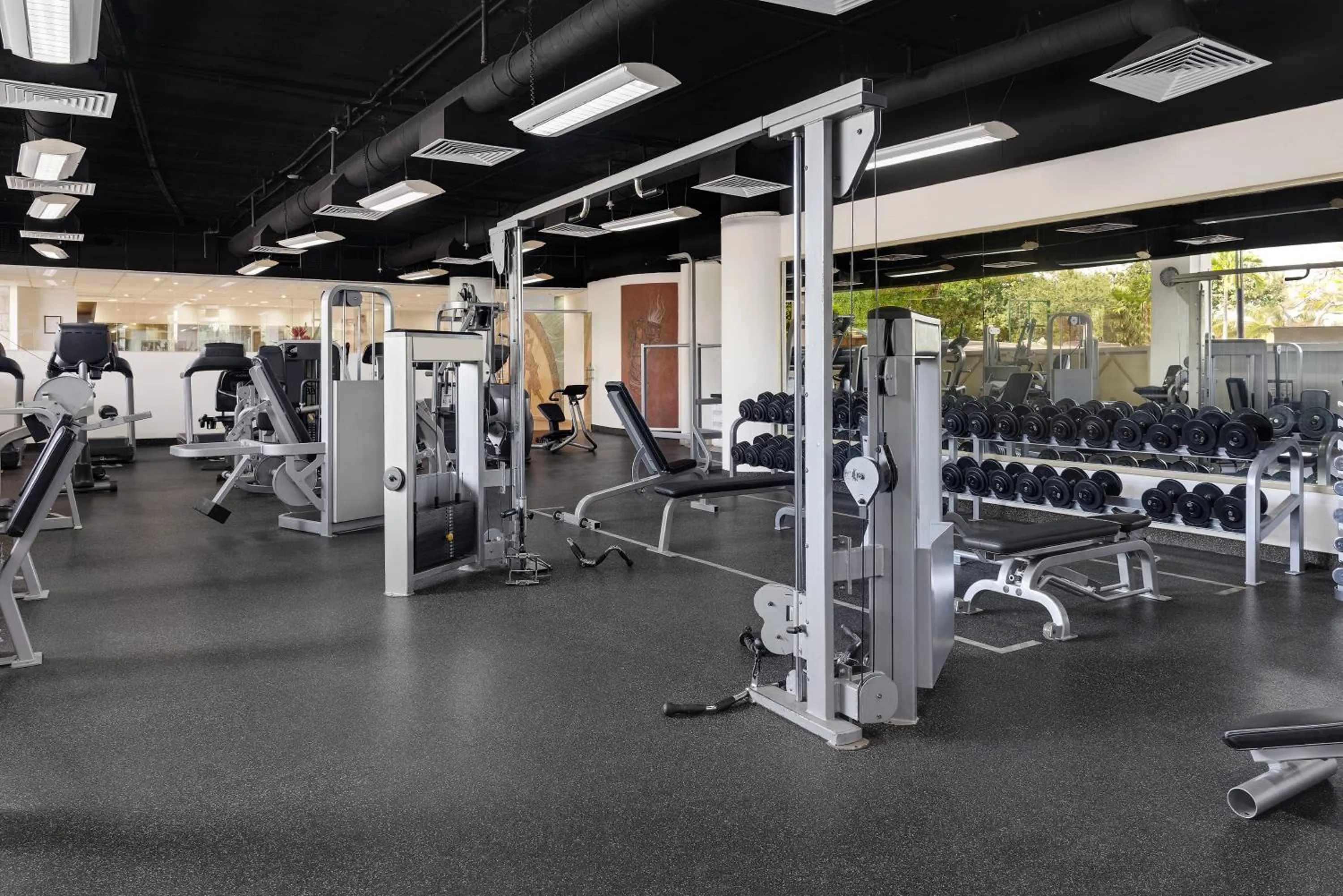 Fitness centre/facilities in Wyndham Grand Cancun All Inclusive Resort & Villas