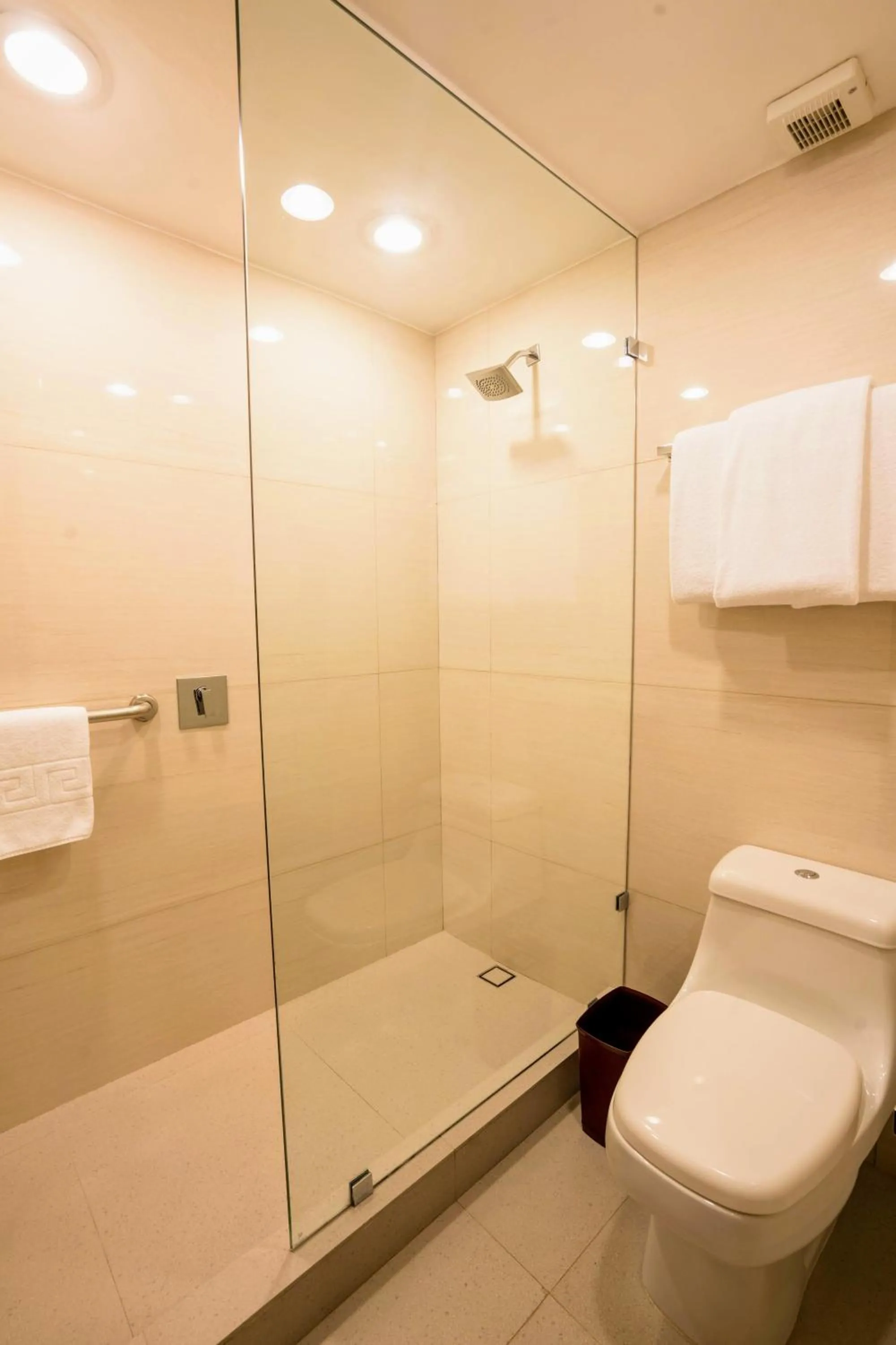 Shower in Wyndham Grand Cancun All Inclusive Resort & Villas