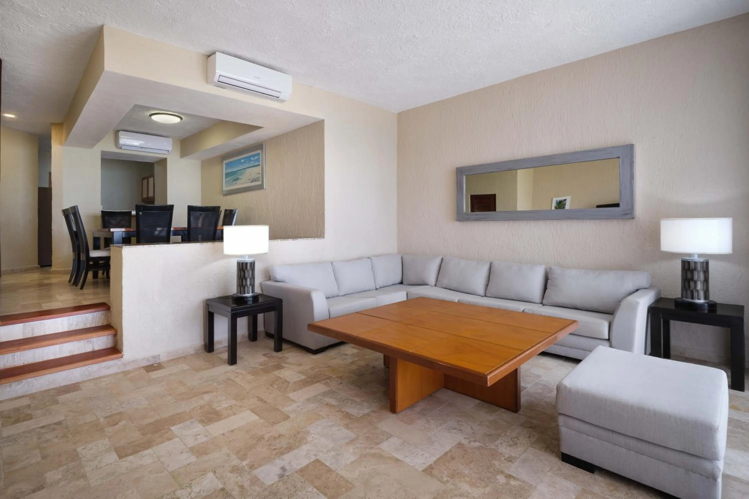 Living room in Wyndham Grand Cancun All Inclusive Resort & Villas