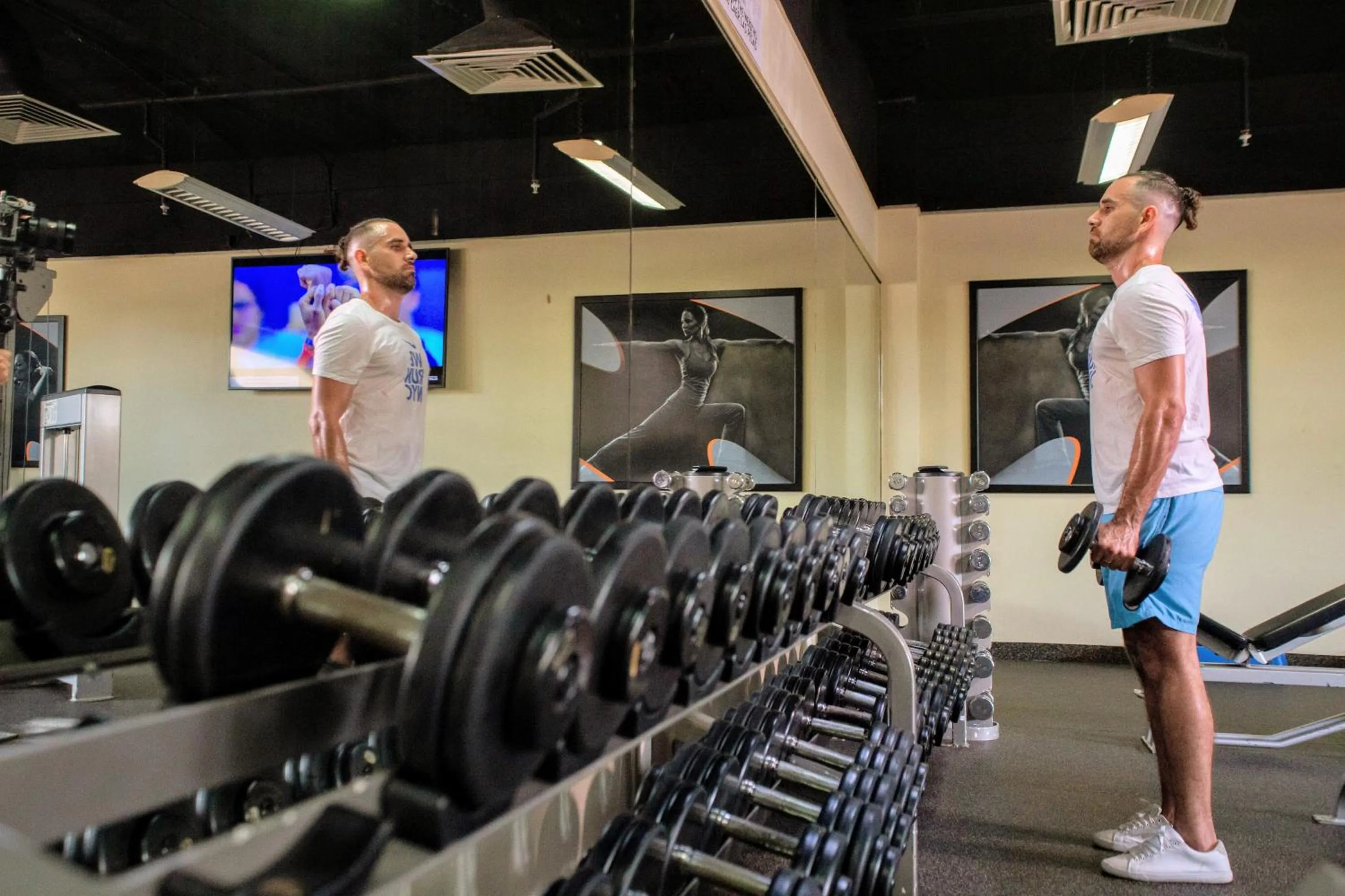 Fitness centre/facilities in Wyndham Grand Cancun All Inclusive Resort & Villas