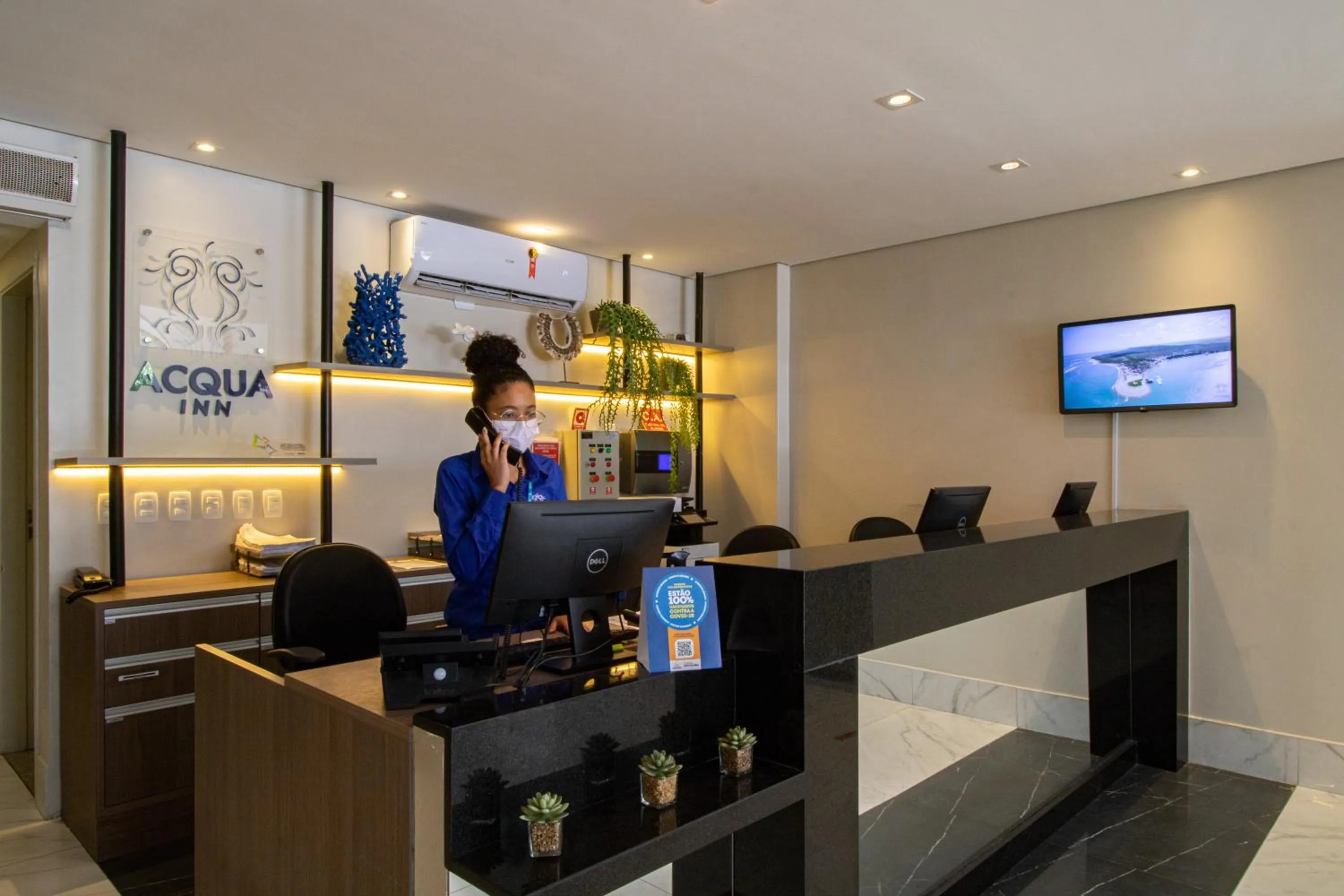Lobby or reception in Acqua Inn Maceió Ponta Verde