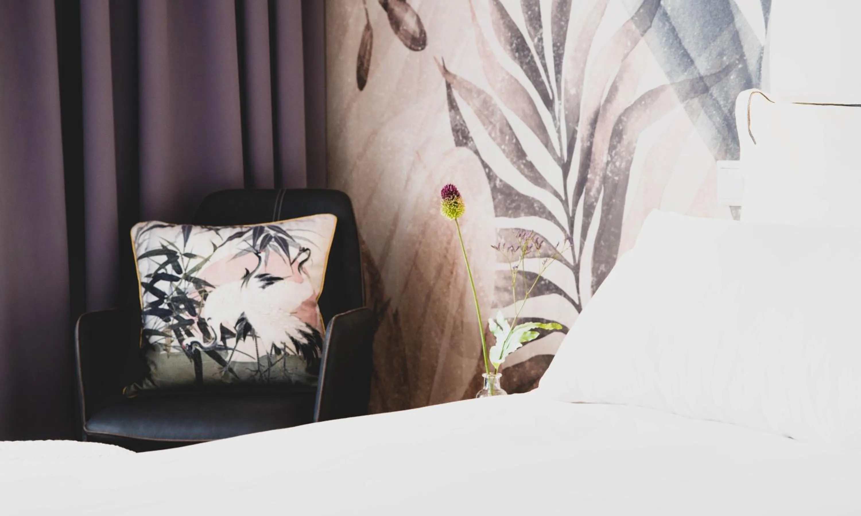 Bed in The Kepos Hotel Erlangen