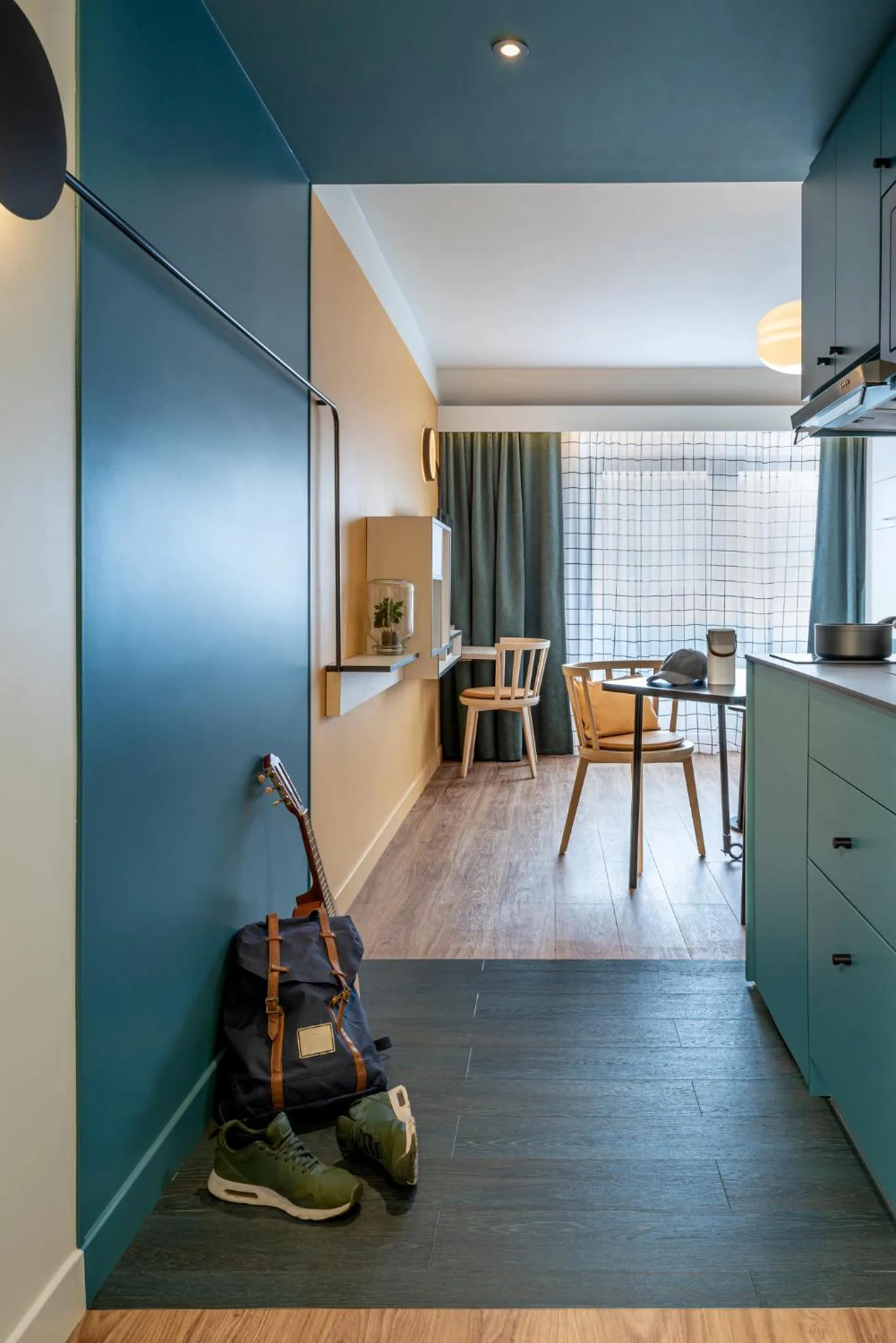 Kitchen or kitchenette in Aparthotel Adagio Access Kiel City