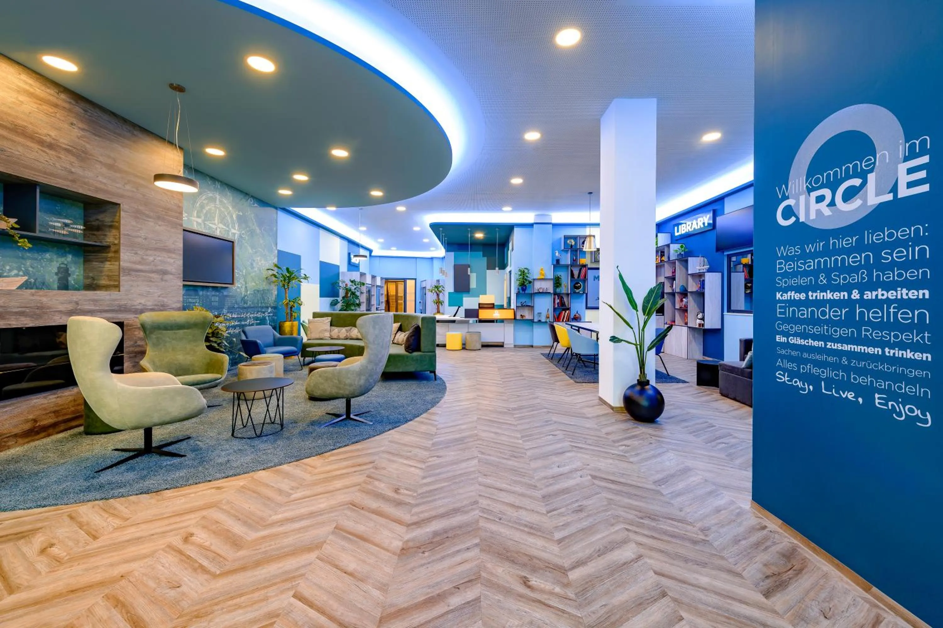 Lobby or reception in Aparthotel Adagio Access Kiel City