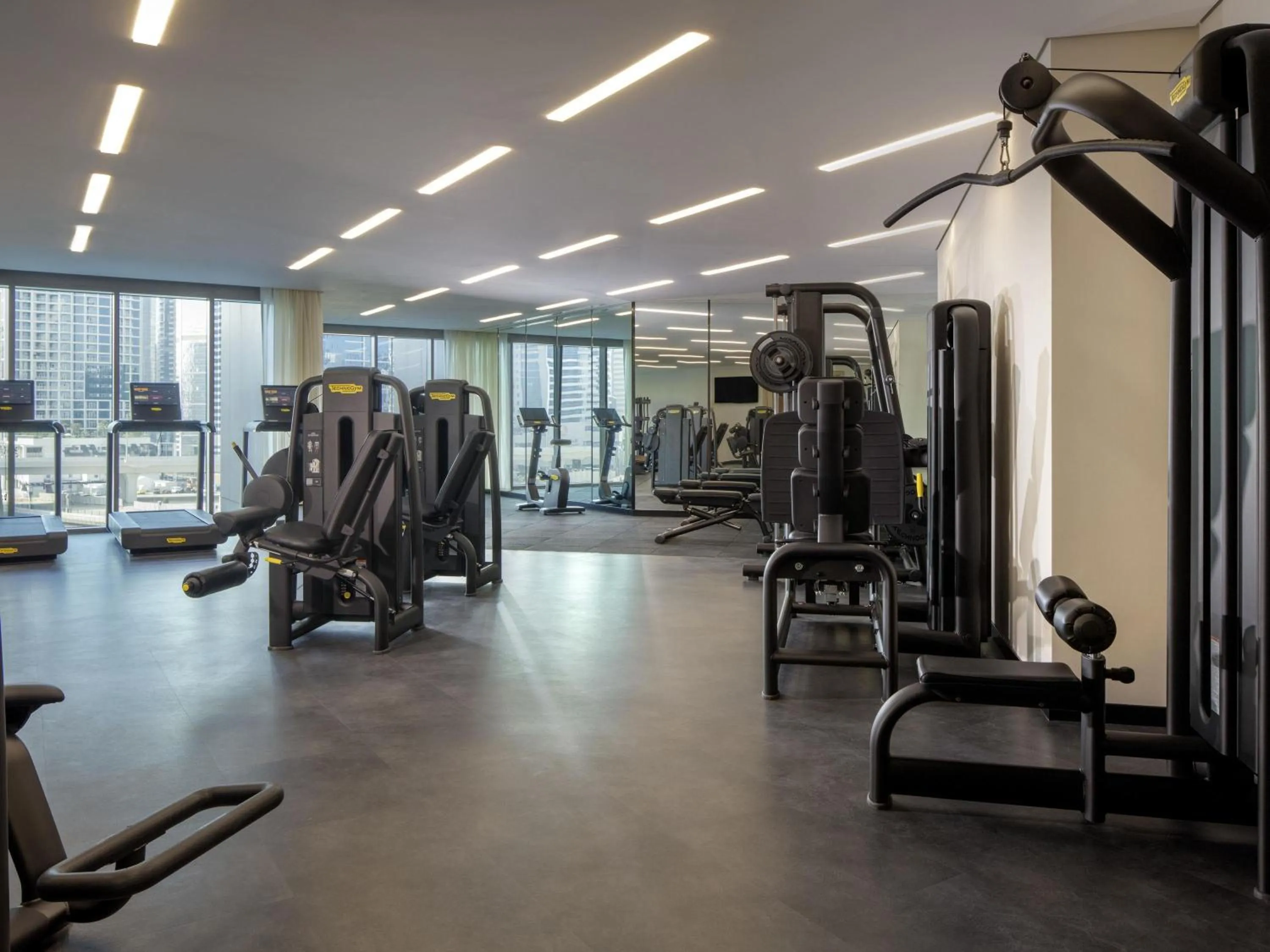 Fitness centre/facilities in Hyde Hotel Dubai