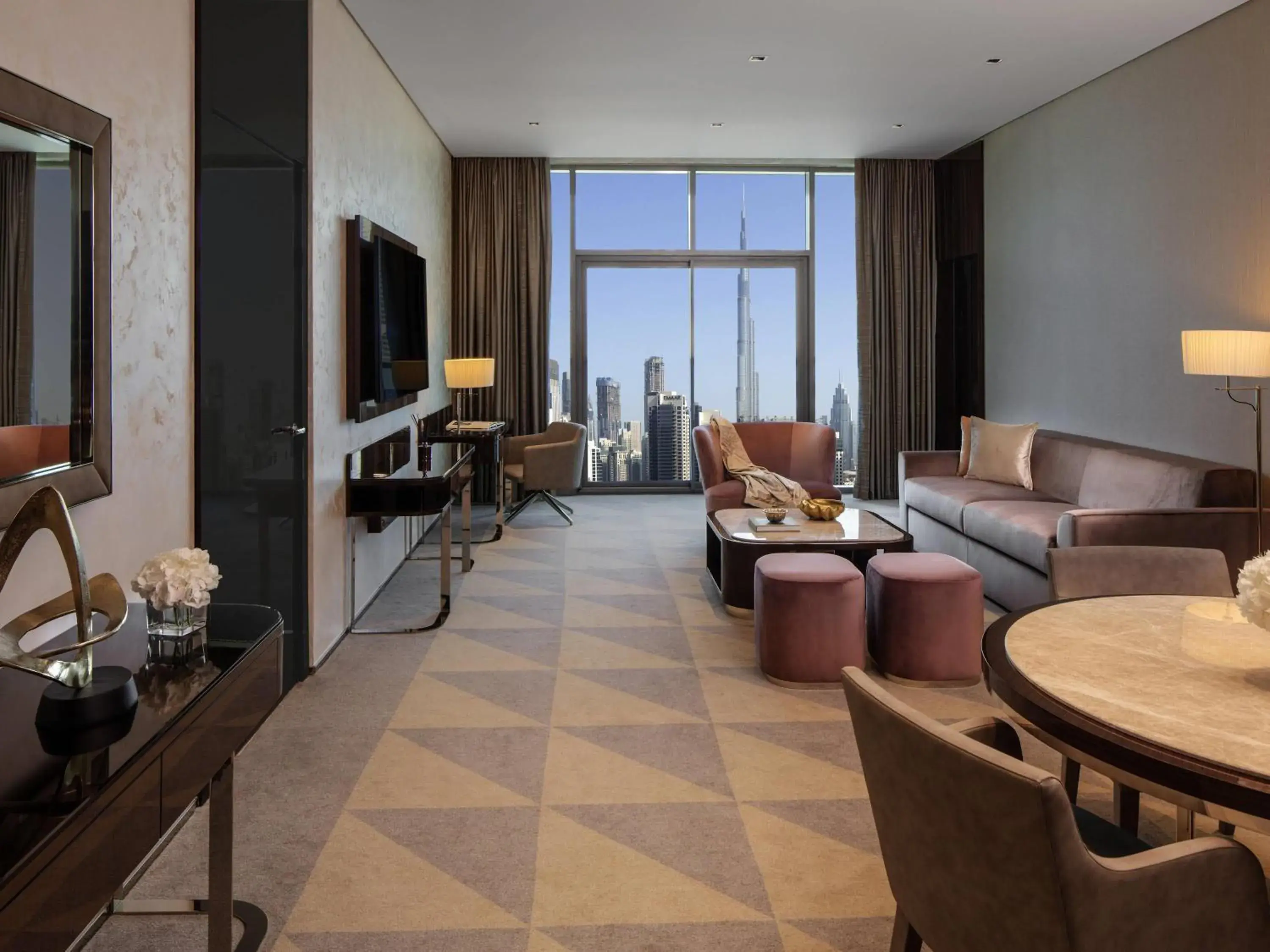 All Access Suite, One Bedroom with Balcony and Burj Khalifa View in Hyde Hotel Dubai All Access Suite, One Bedroom with Balcony and Burj Khalifa View in Hyde Hotel Dubai