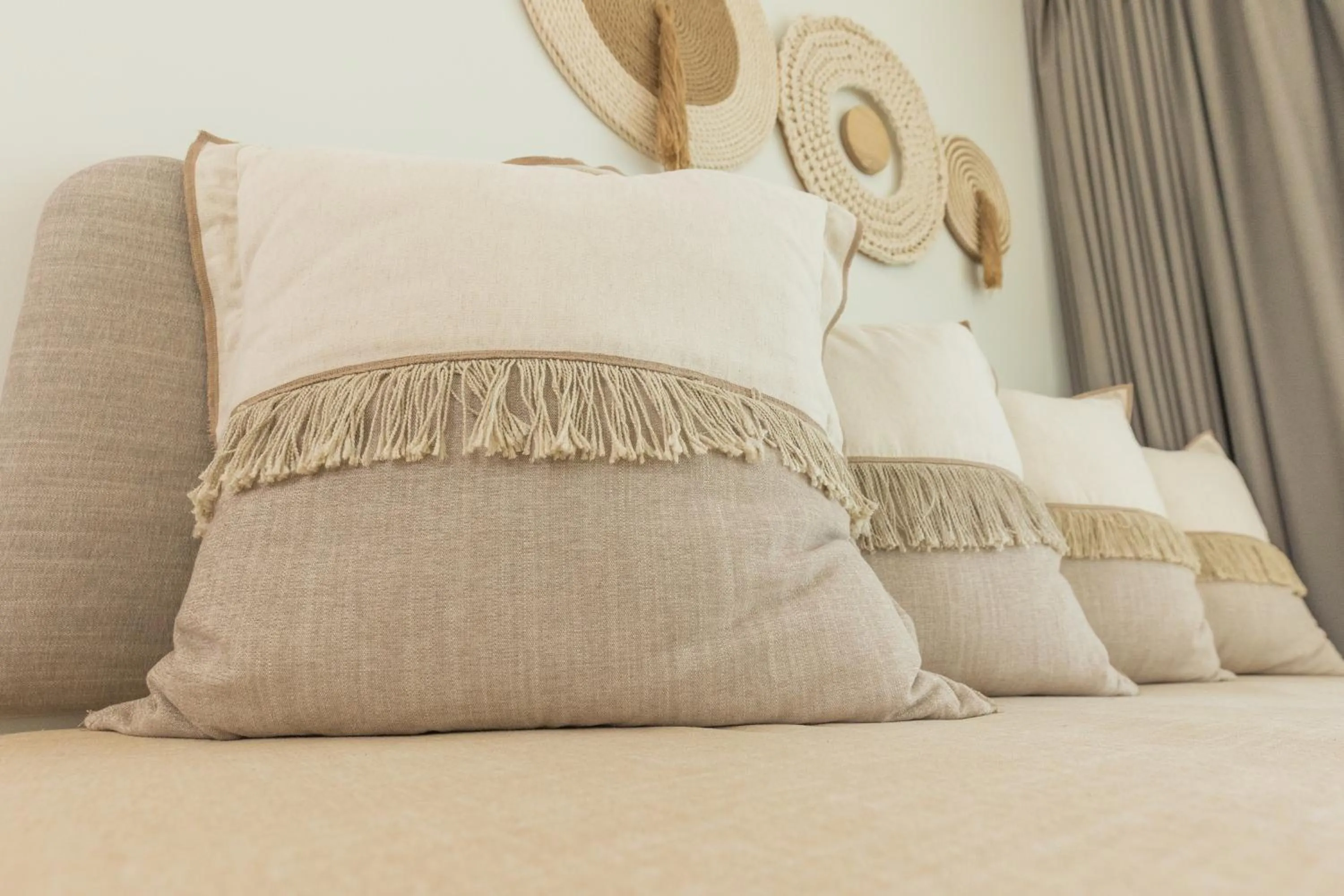 Bed in Cabana Blu Hotel & Suites