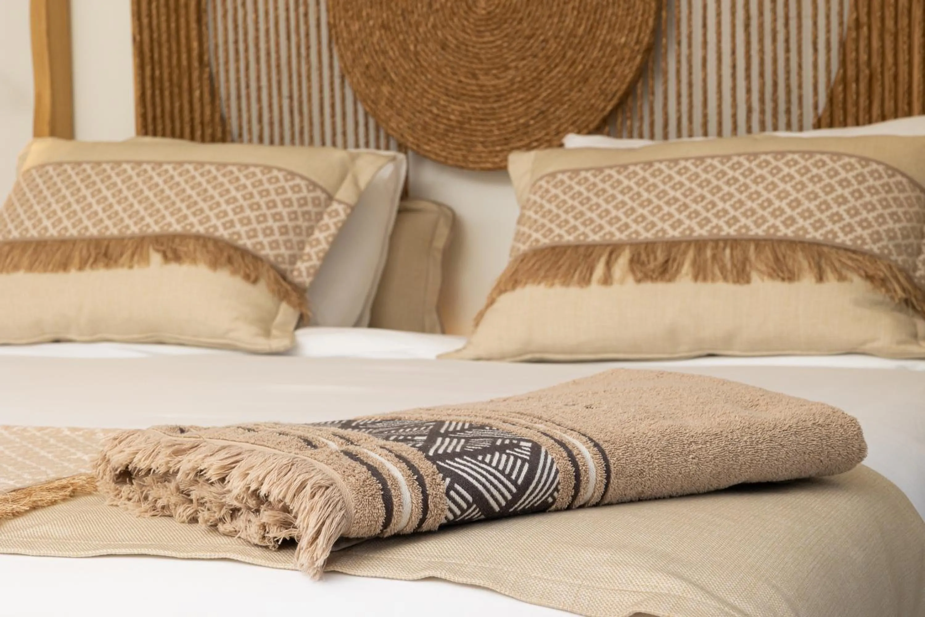 Bed in Cabana Blu Hotel & Suites