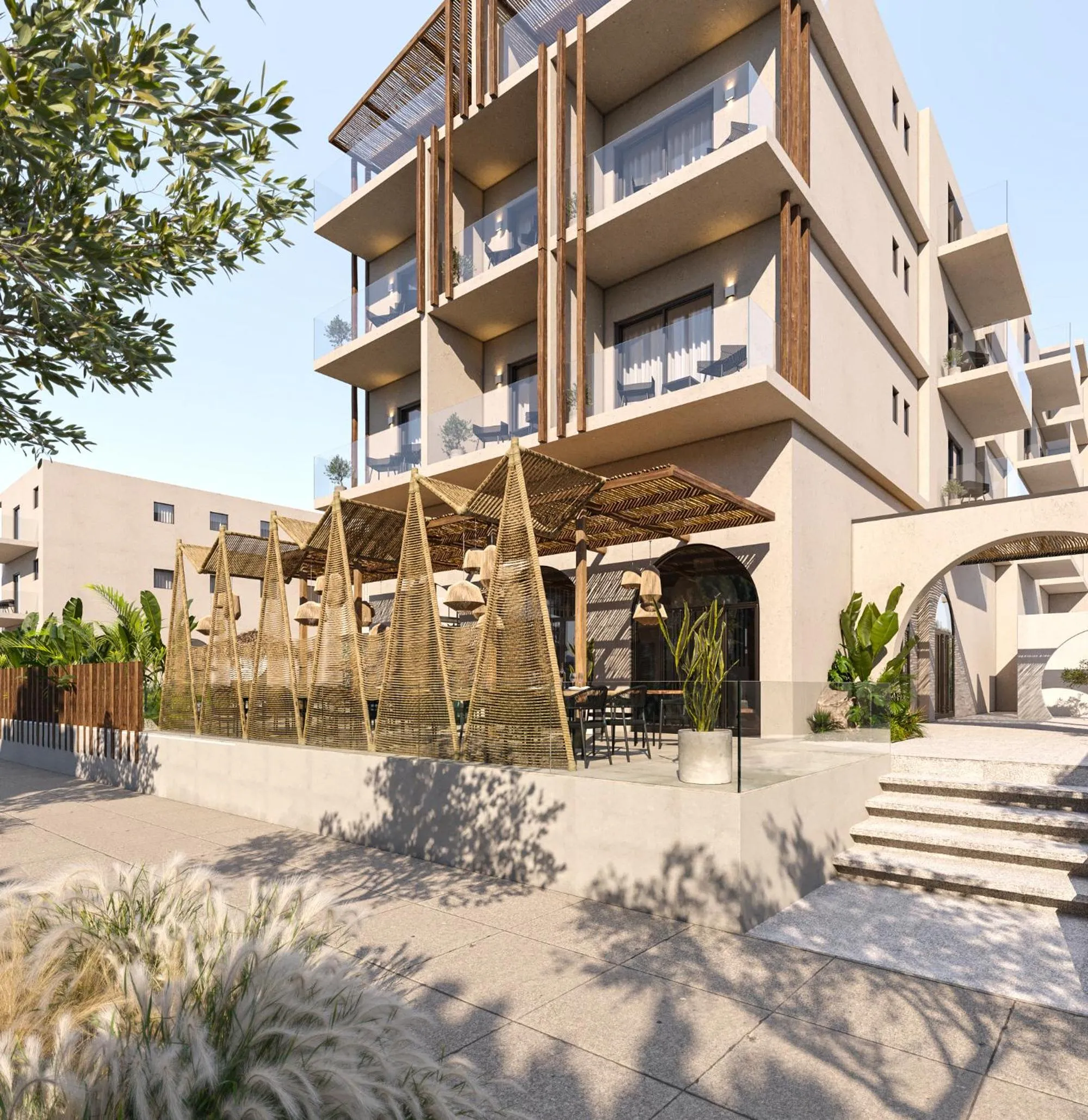 Property building in Cabana Blu Hotel & Suites