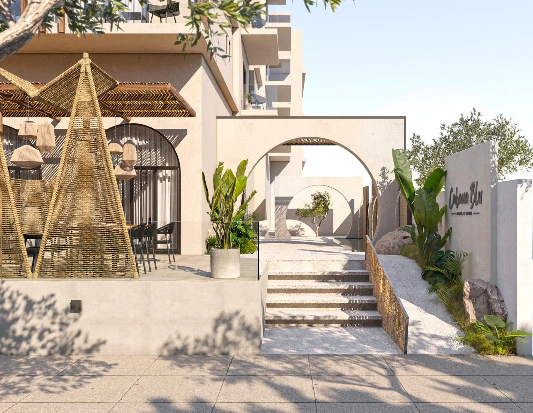 Facade/entrance in Cabana Blu Hotel & Suites