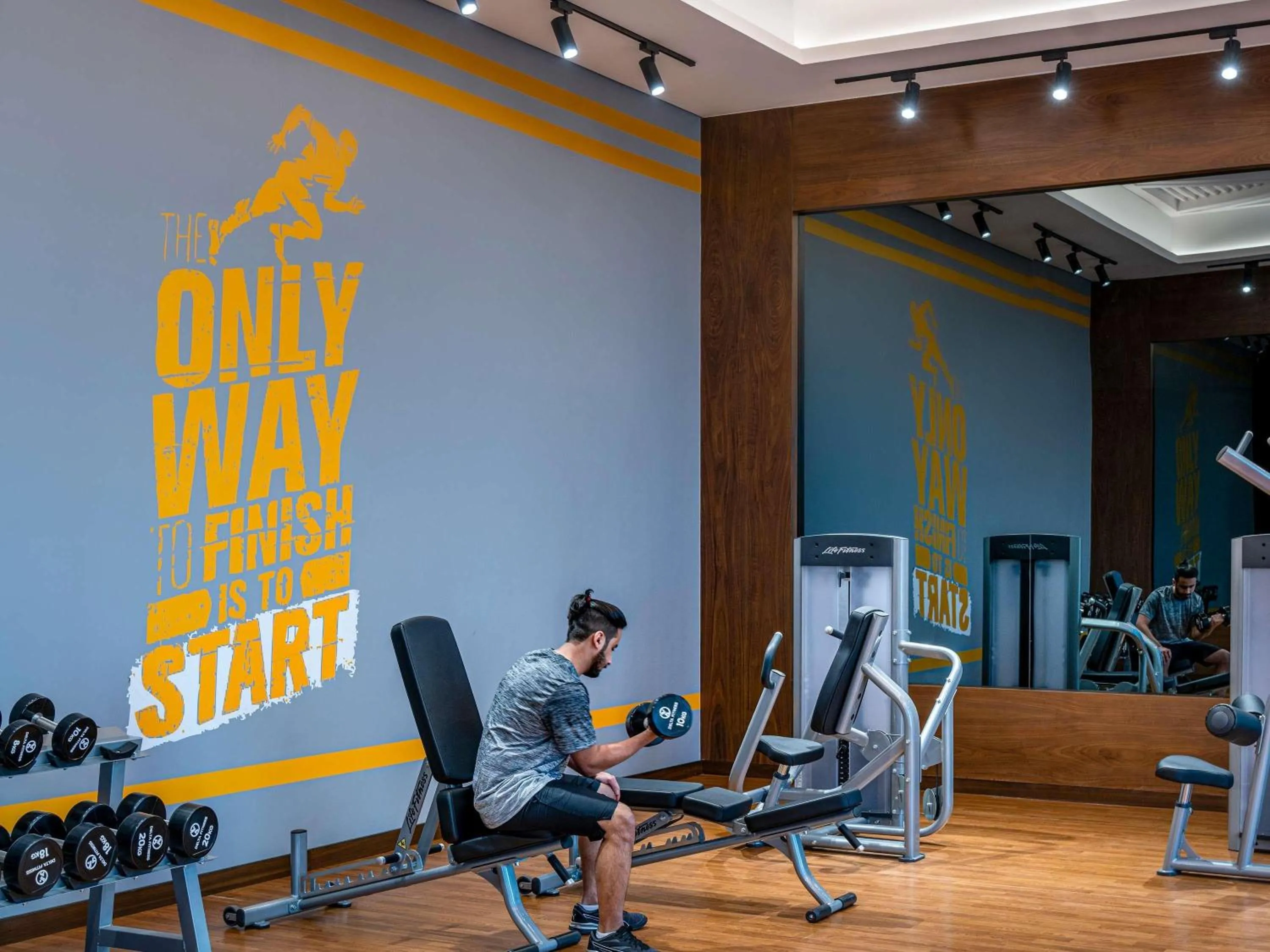 Fitness centre/facilities in Movenpick Hotel and Residences Riyadh