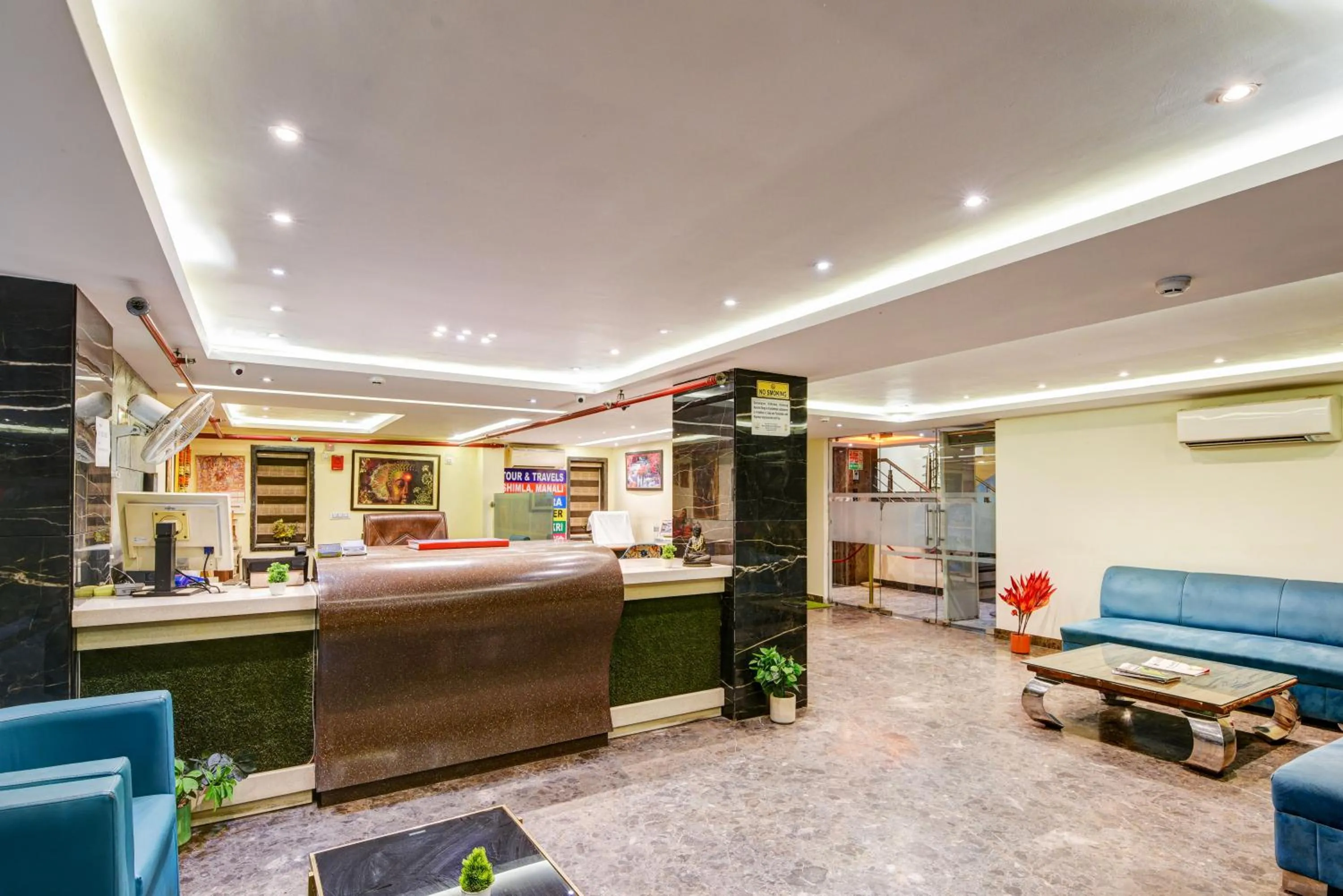 Seating area in The IVY Grand Hotel - 5 Minutes from Connaught Place and New Delhi Railway Station With Free Secured Parking