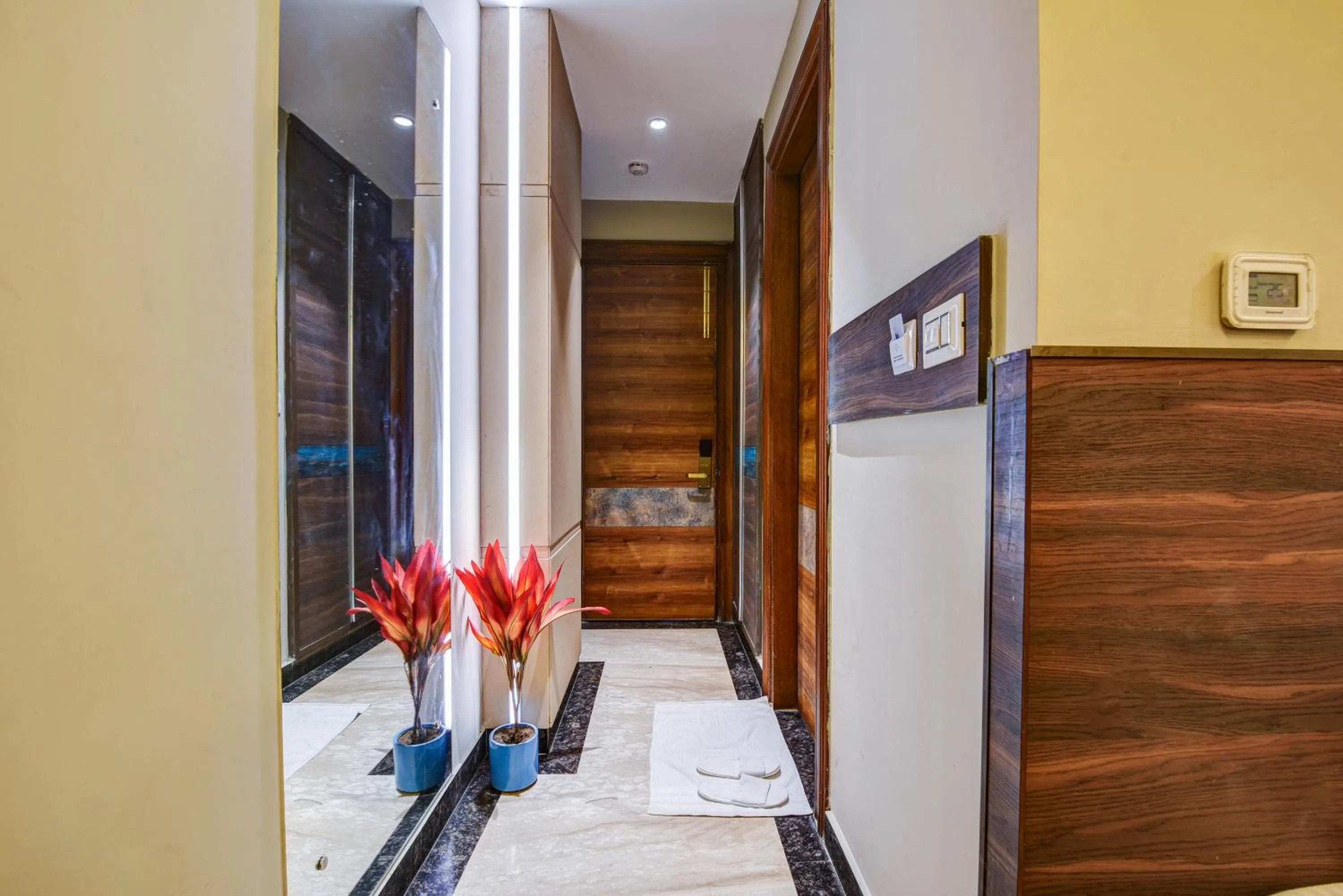 wardrobe in The IVY Grand Hotel - 5 Minutes from Connaught Place and New Delhi Railway Station With Free Secured Parking