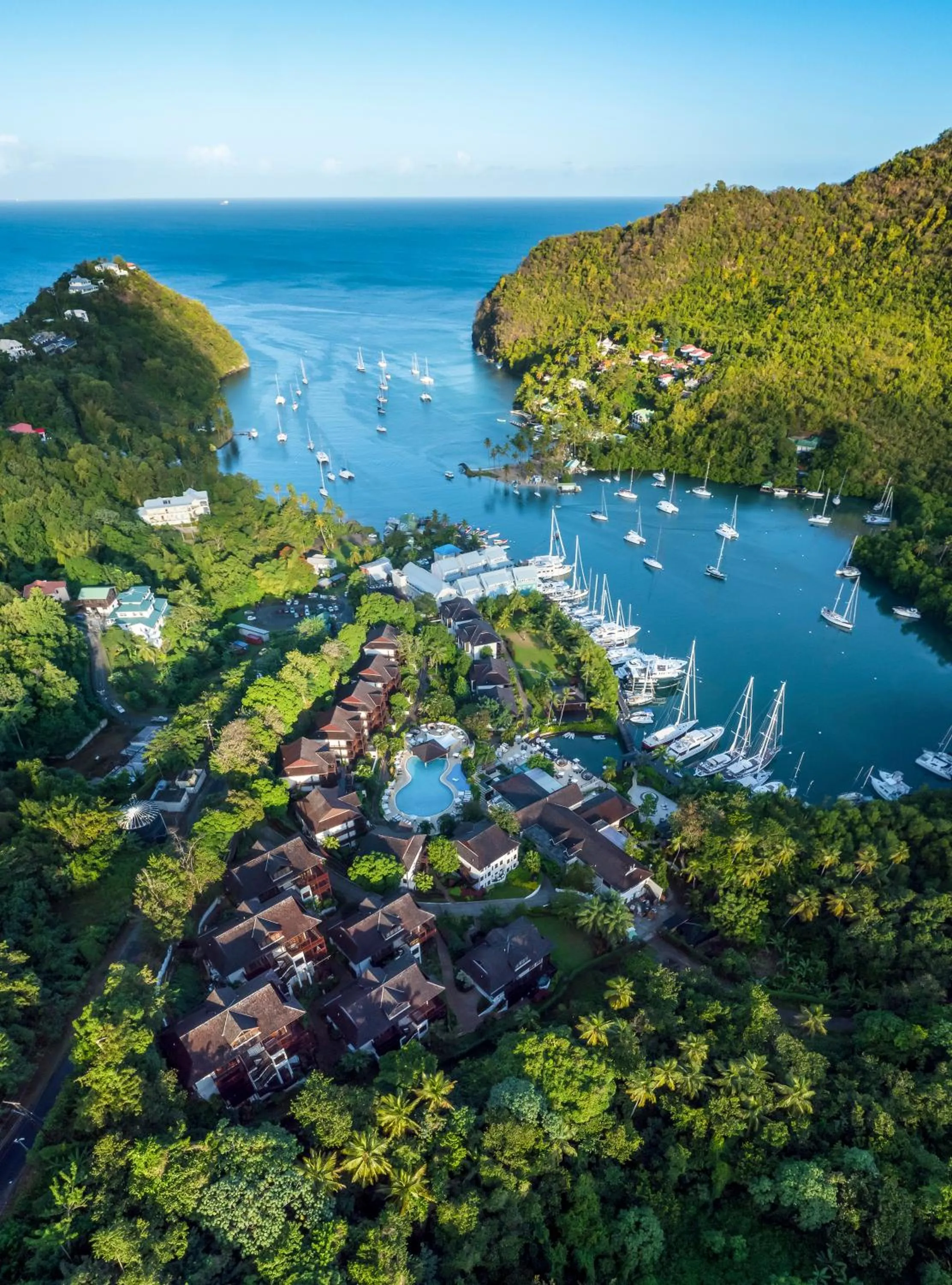 City view in Zoetry Marigot Bay - All Inclusive