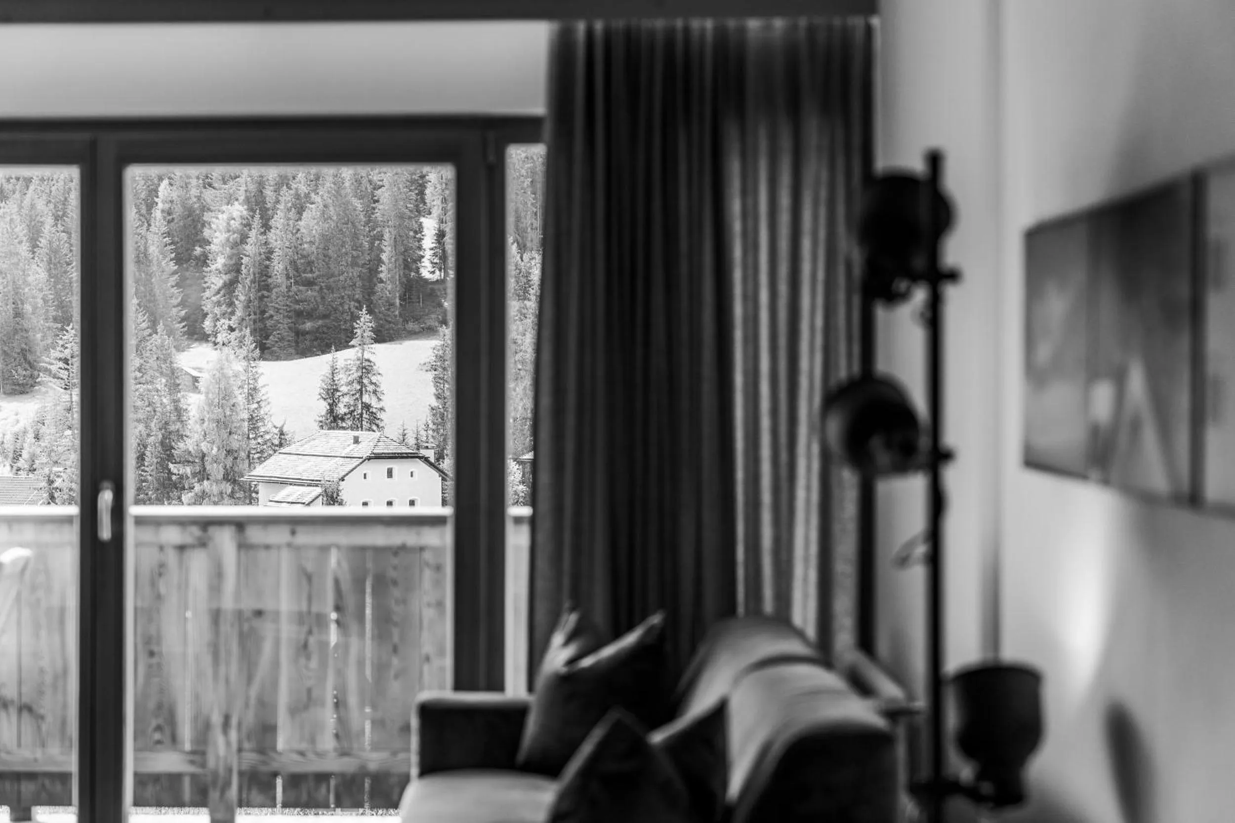 Living room in Ciasa Agreiter