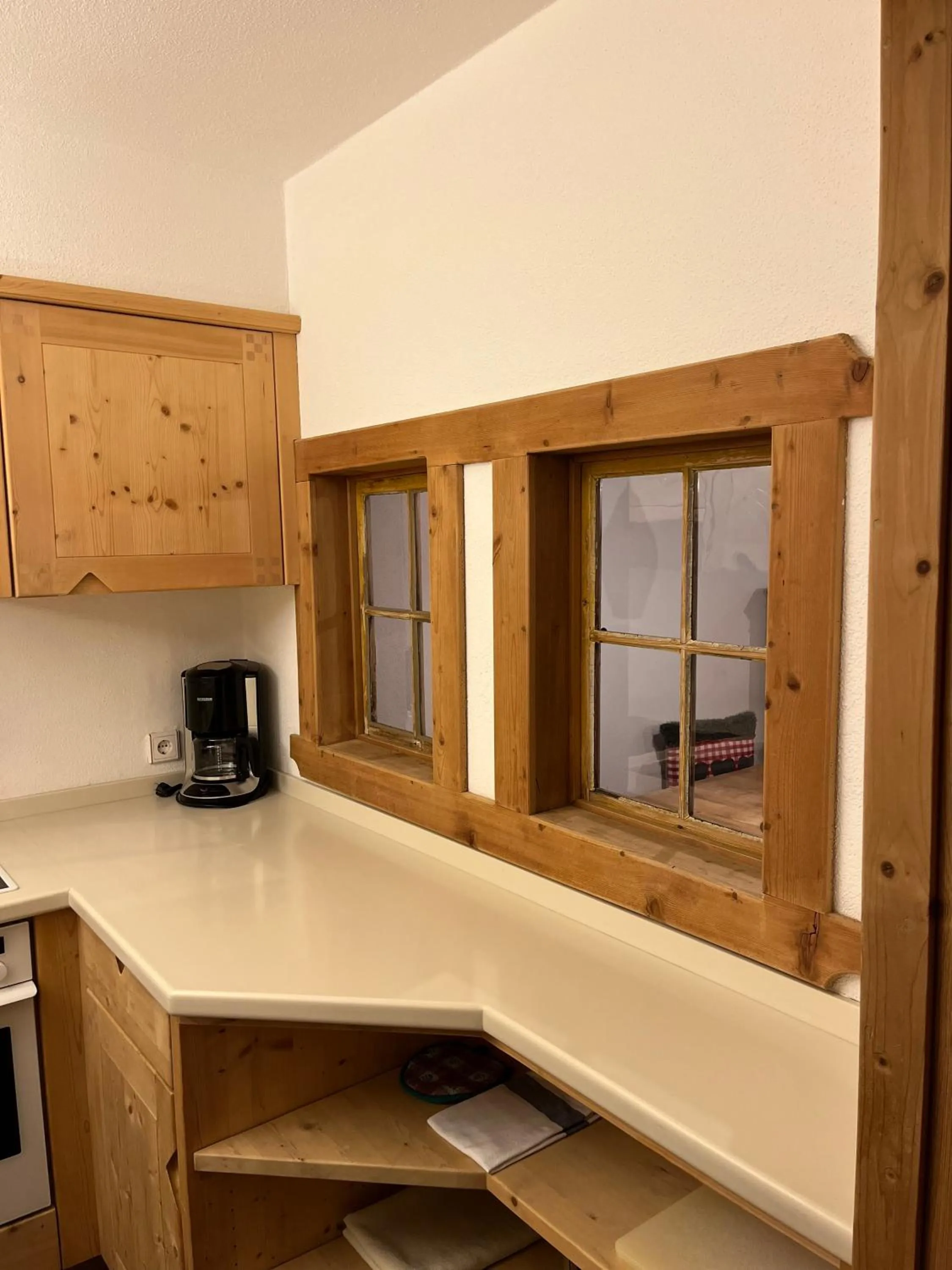 Kitchen or kitchenette in Ciasa Agreiter