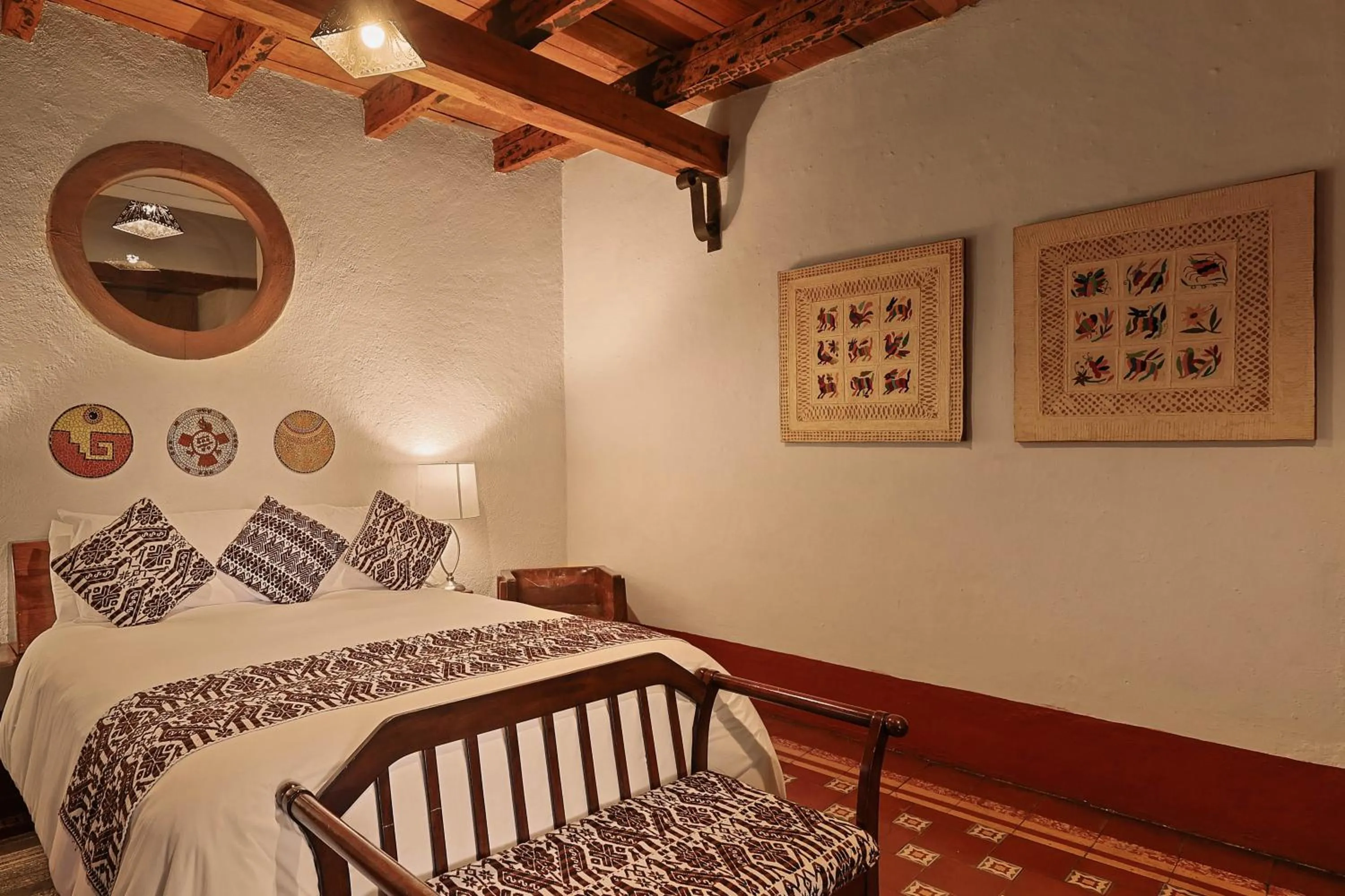 Bed in Mesón De Leyendas Breakfast & Downtown