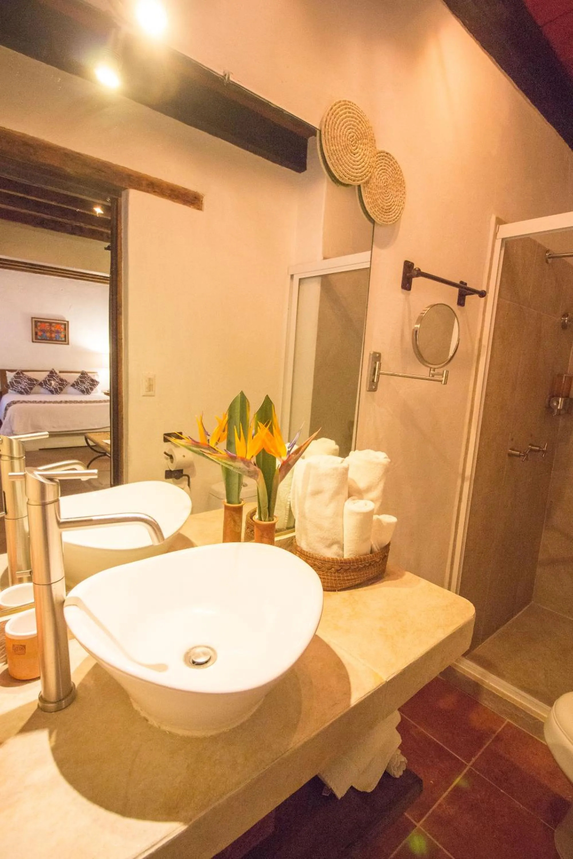 Shower in Mesón De Leyendas Breakfast & Downtown