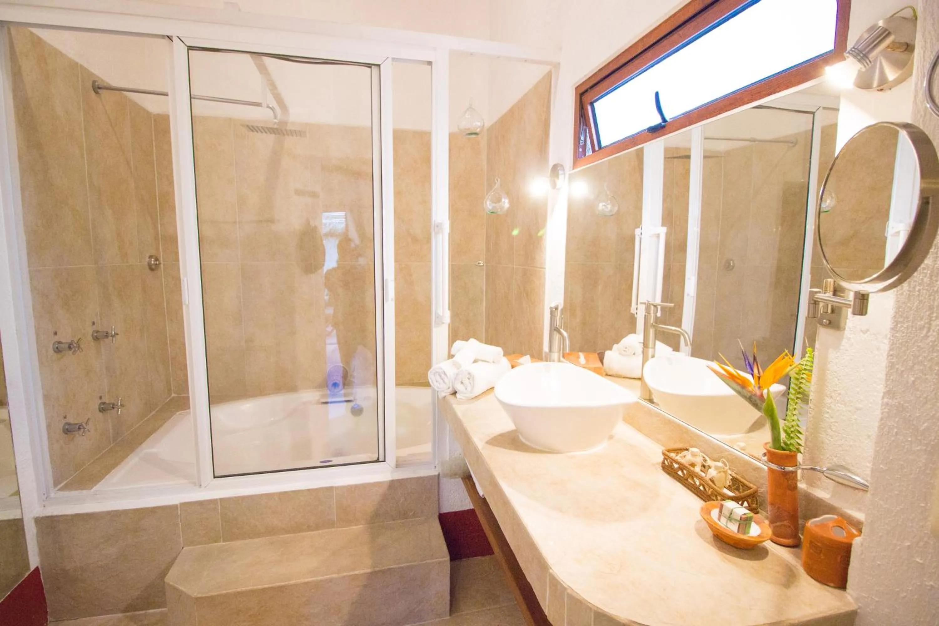 Shower in Mesón De Leyendas Breakfast & Downtown