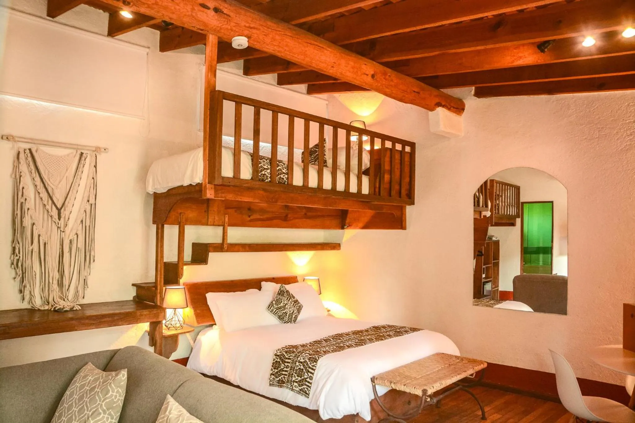 Bed in Mesón De Leyendas Breakfast & Downtown