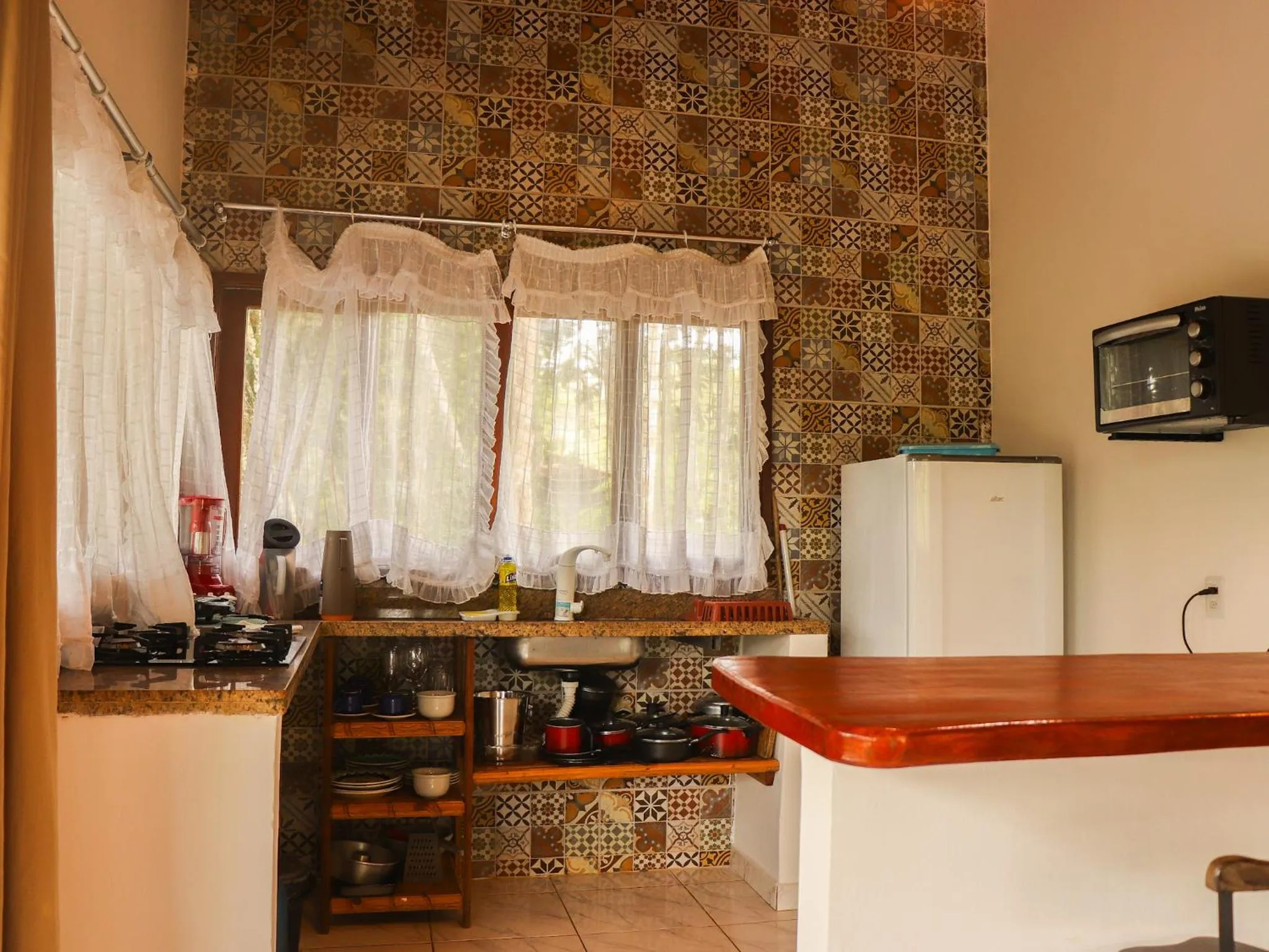 Kitchen or kitchenette in Chalés Pura Vida