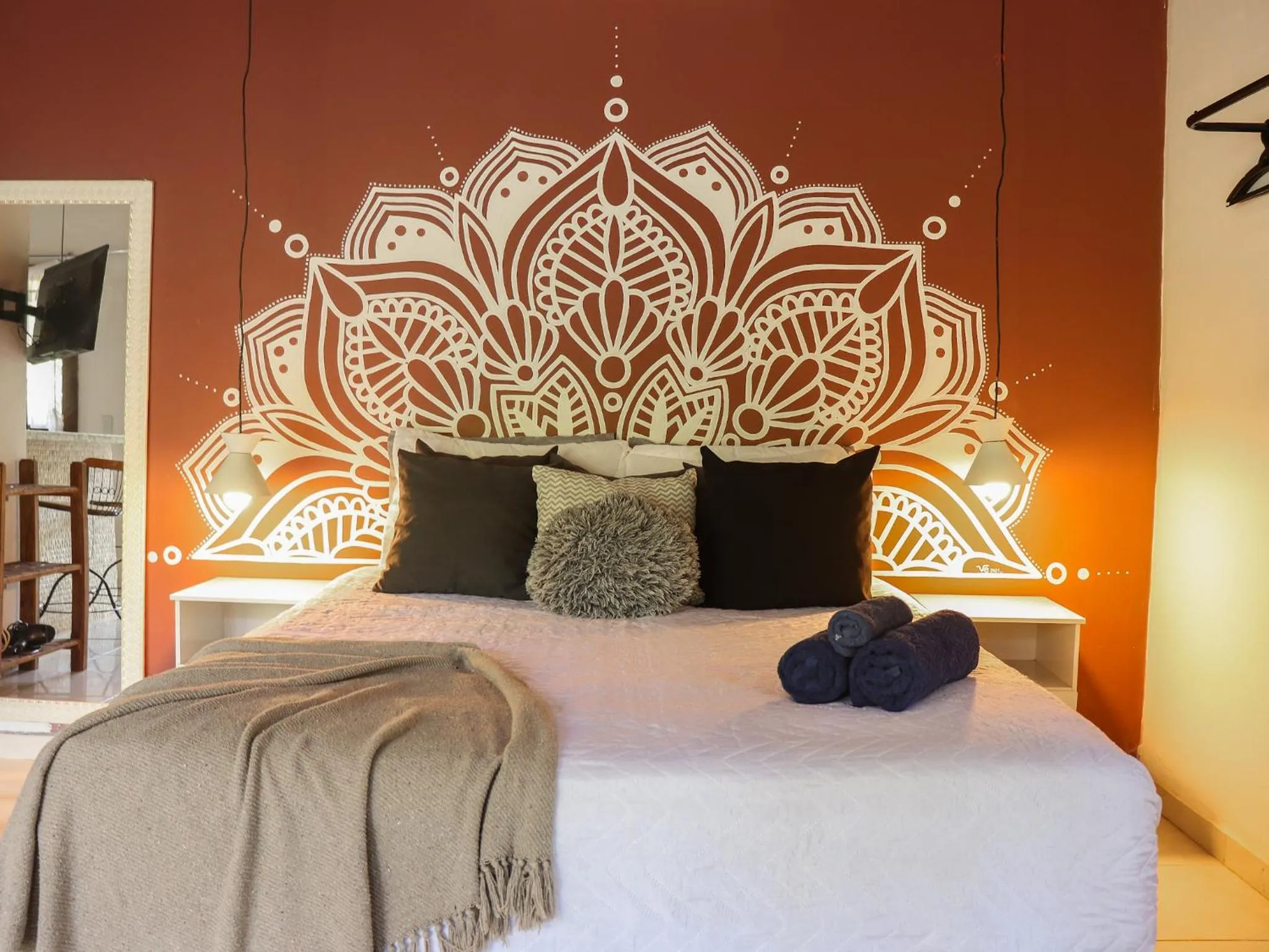 Photo of the whole room, Bed in Chalés Pura Vida