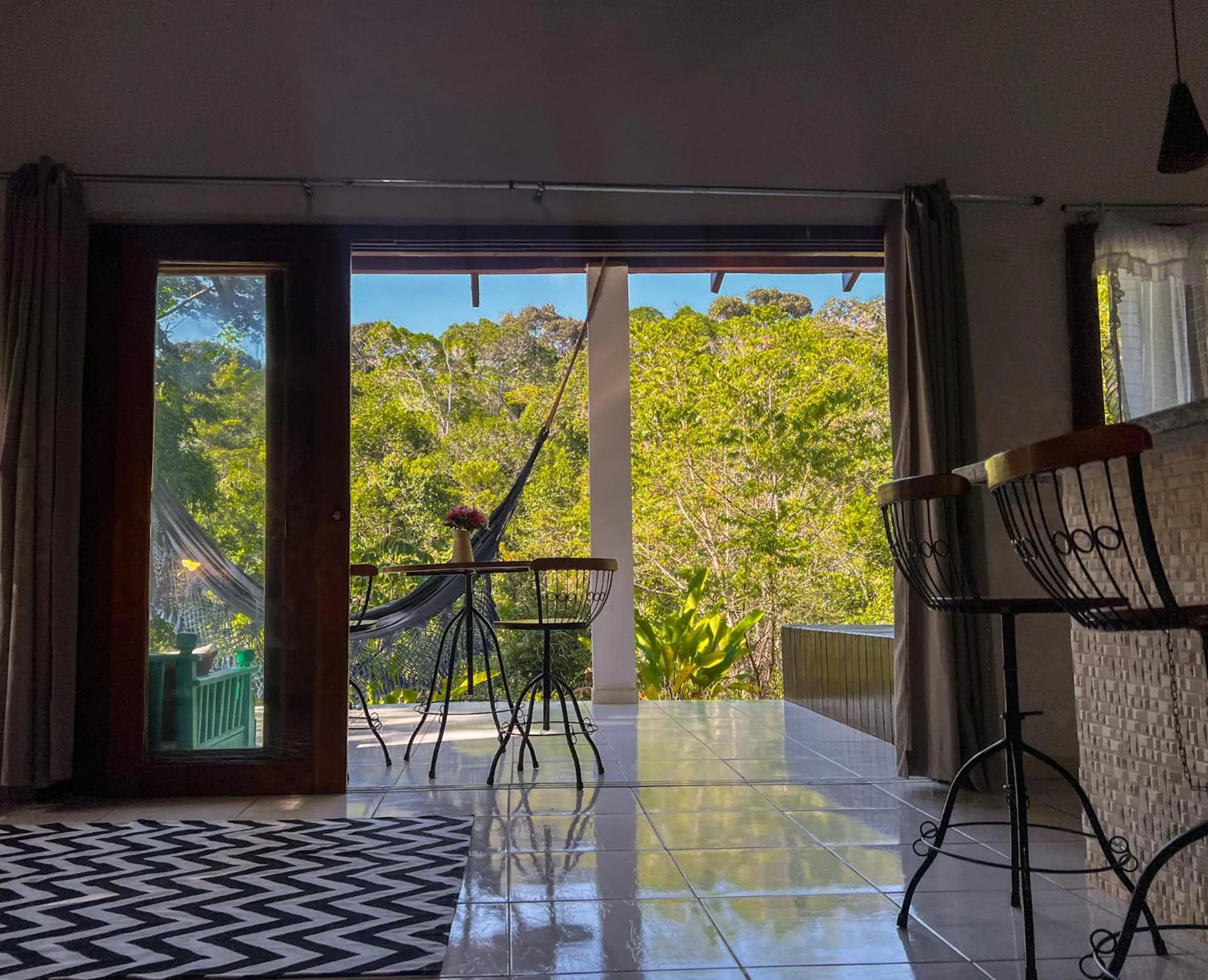 View (from property/room) in Chalés Pura Vida