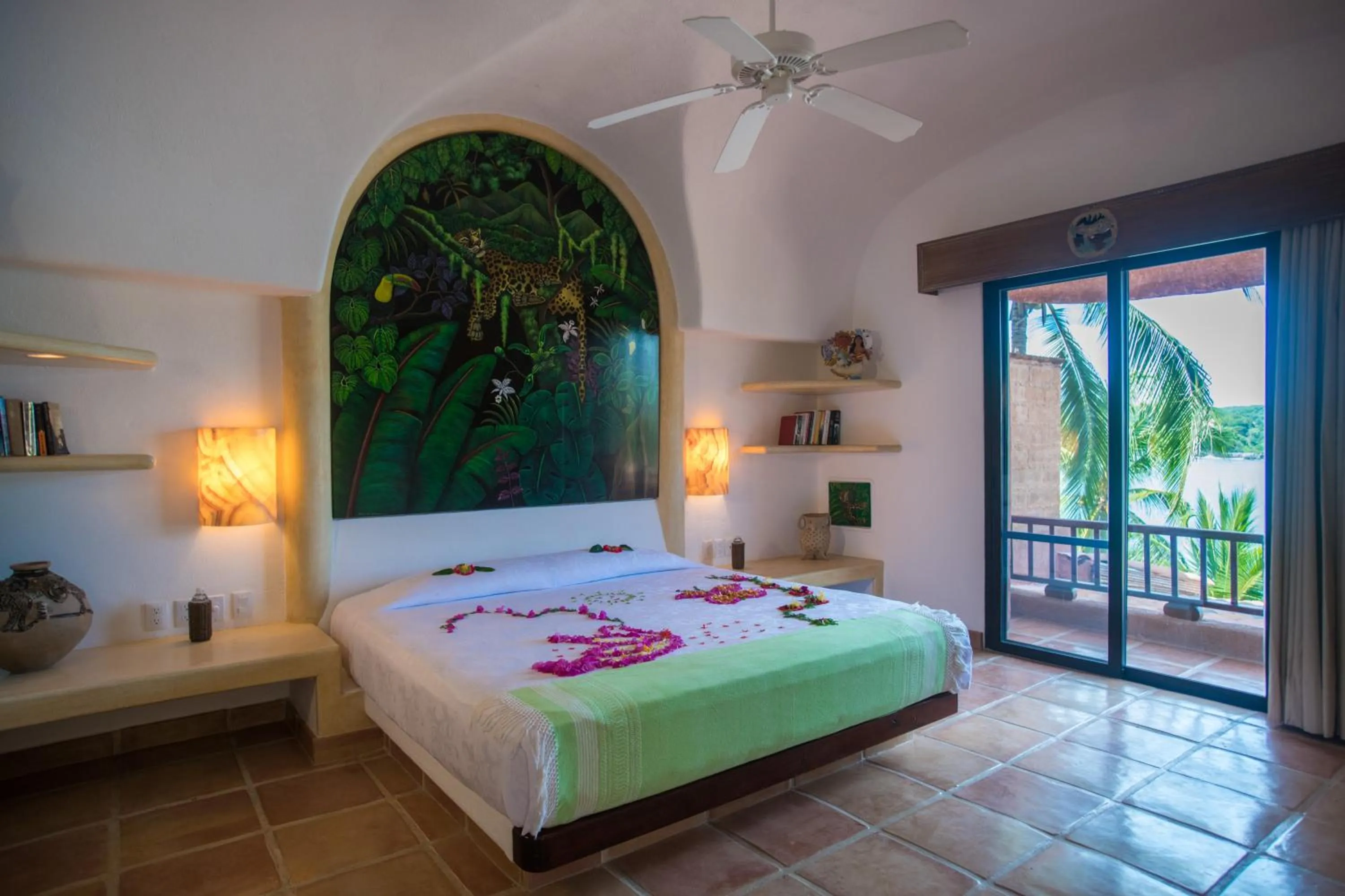 Bed in La Casa Que Canta