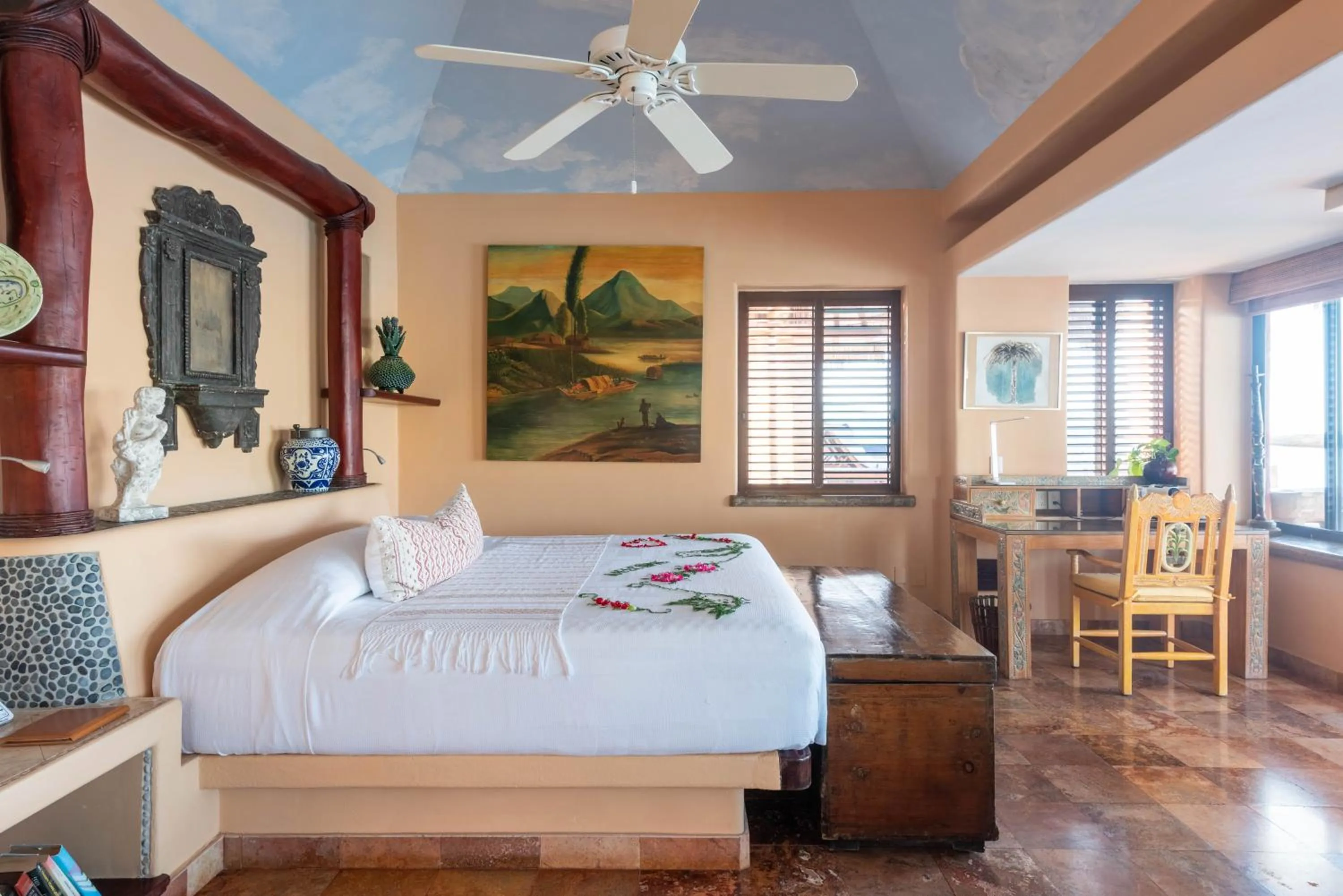 Bed in La Casa Que Canta