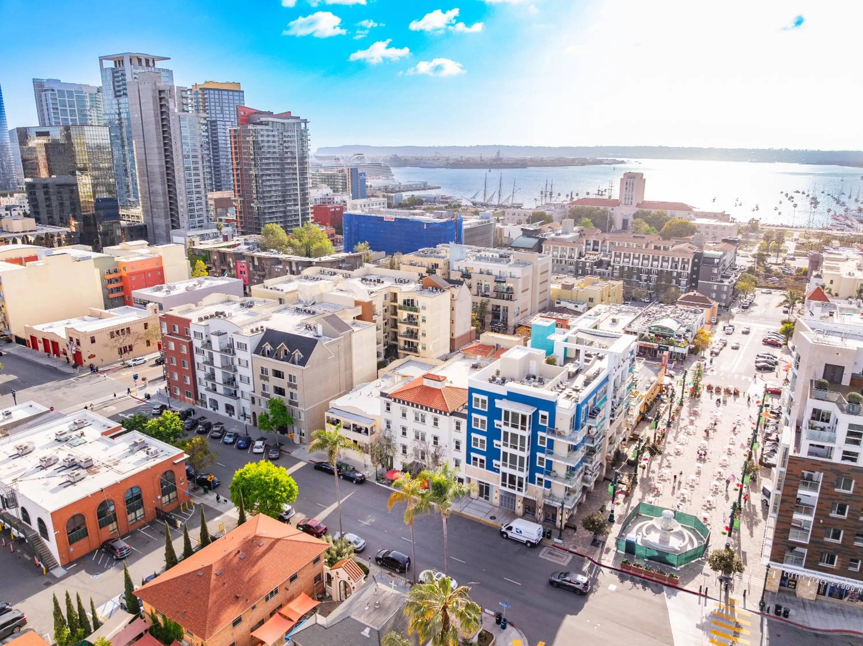 City view in Urban Boutique Hotel- Little Italy, Downtown San Diego