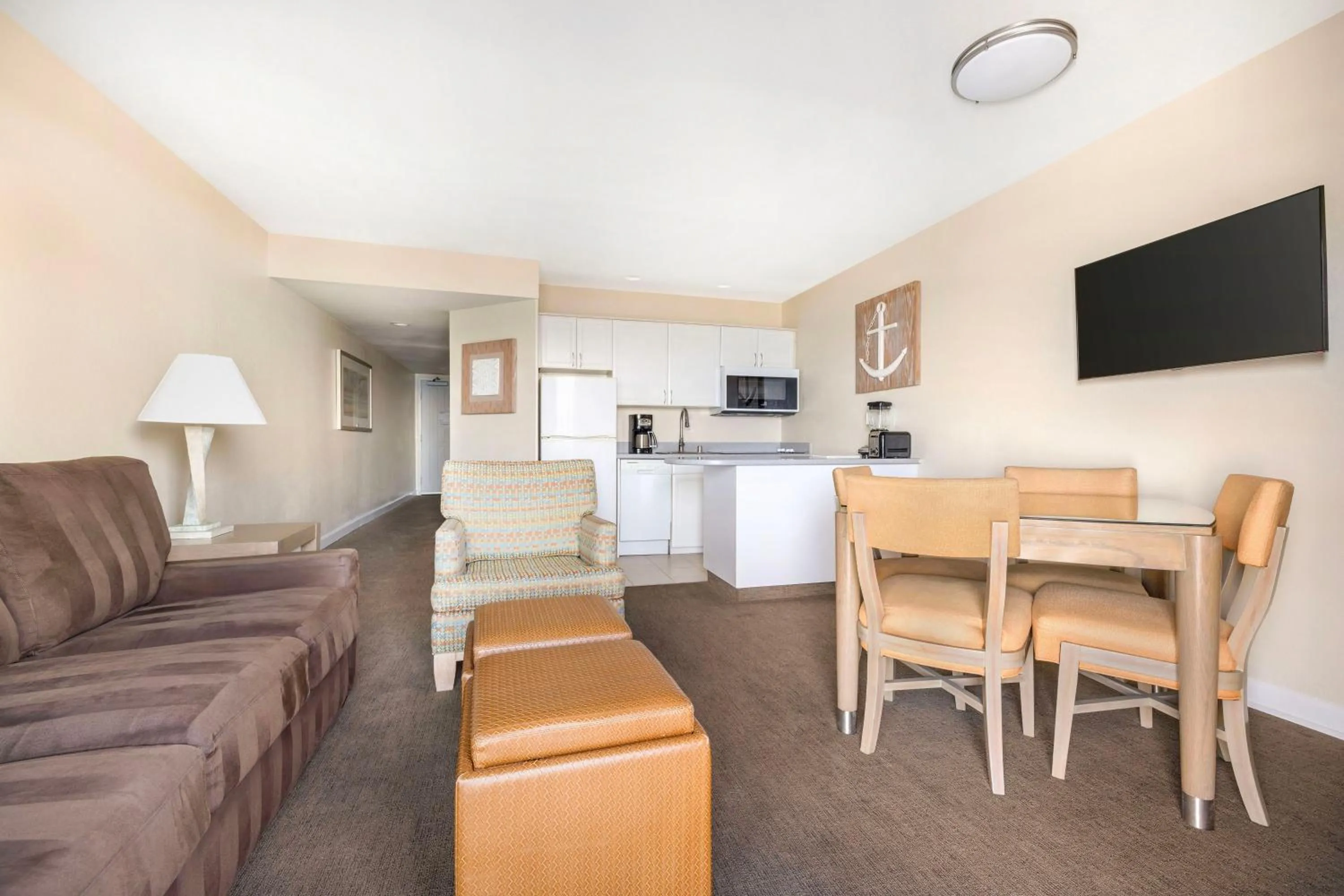 Living room in Hilton Vacation Club Riviera Beach & Shores