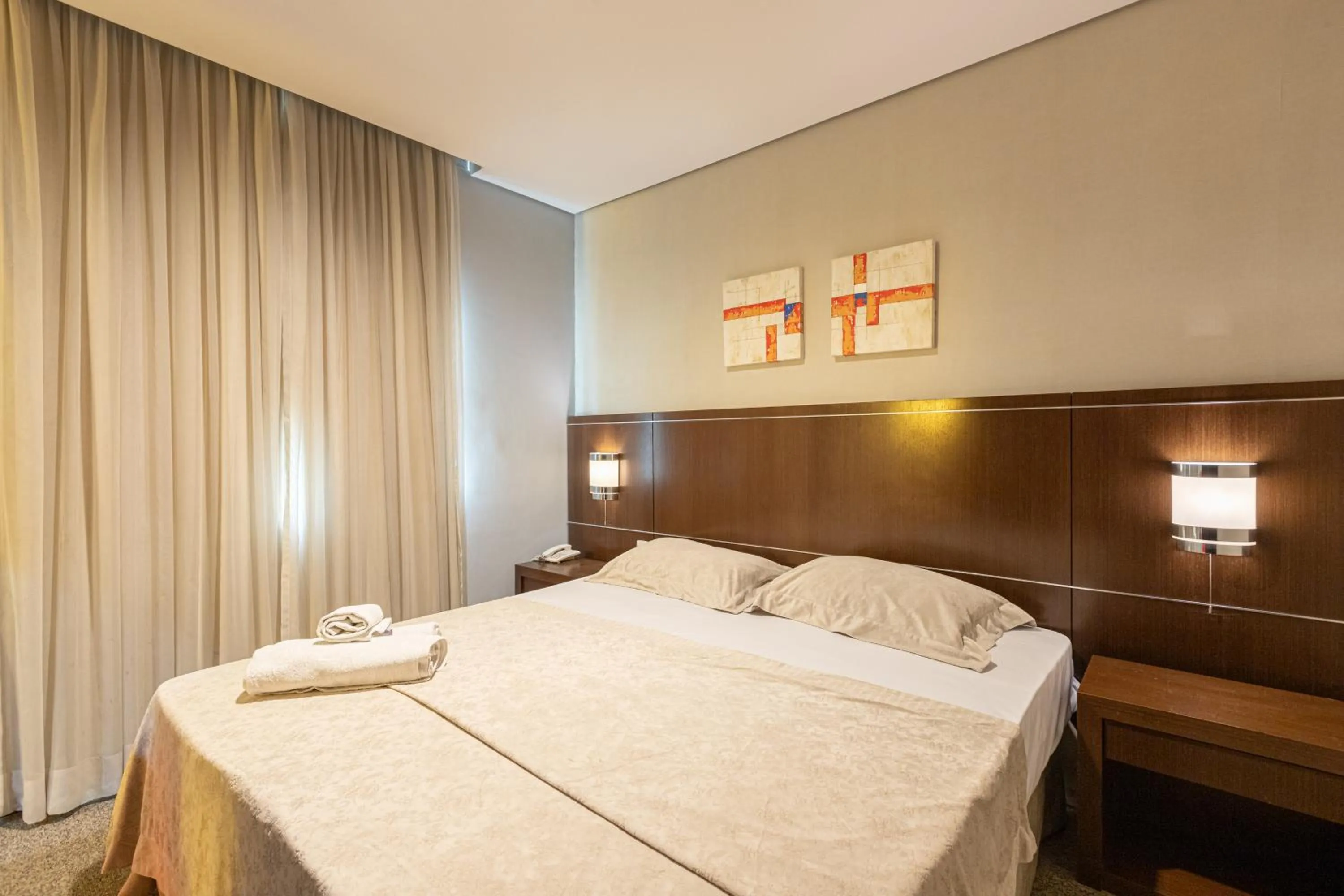 Bedroom, Bed in Flat Osasco Trade Center