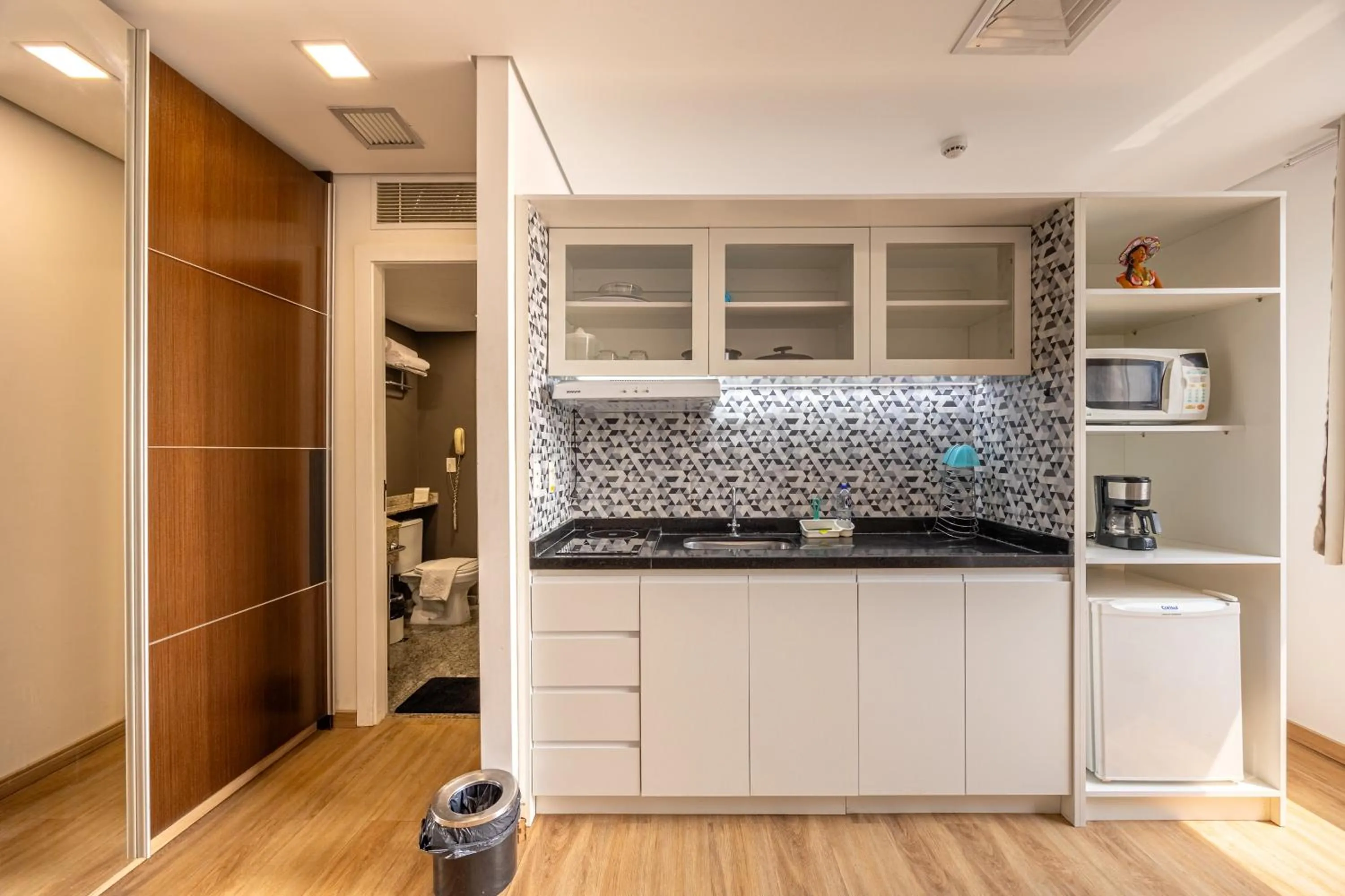 Kitchen or kitchenette in Flat Osasco Trade Center