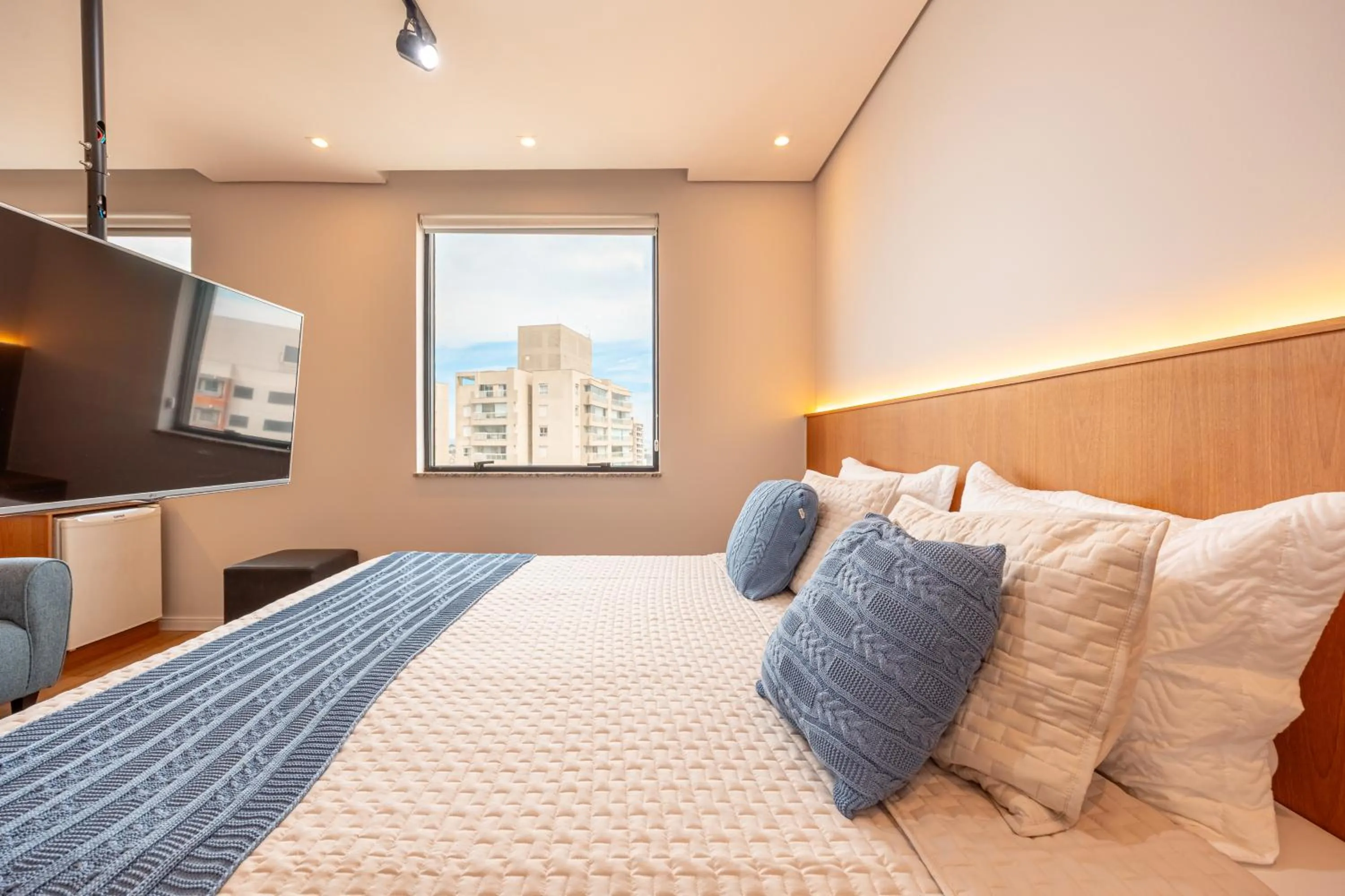 Bed in Hospedez - Flat Osasco Trade Center